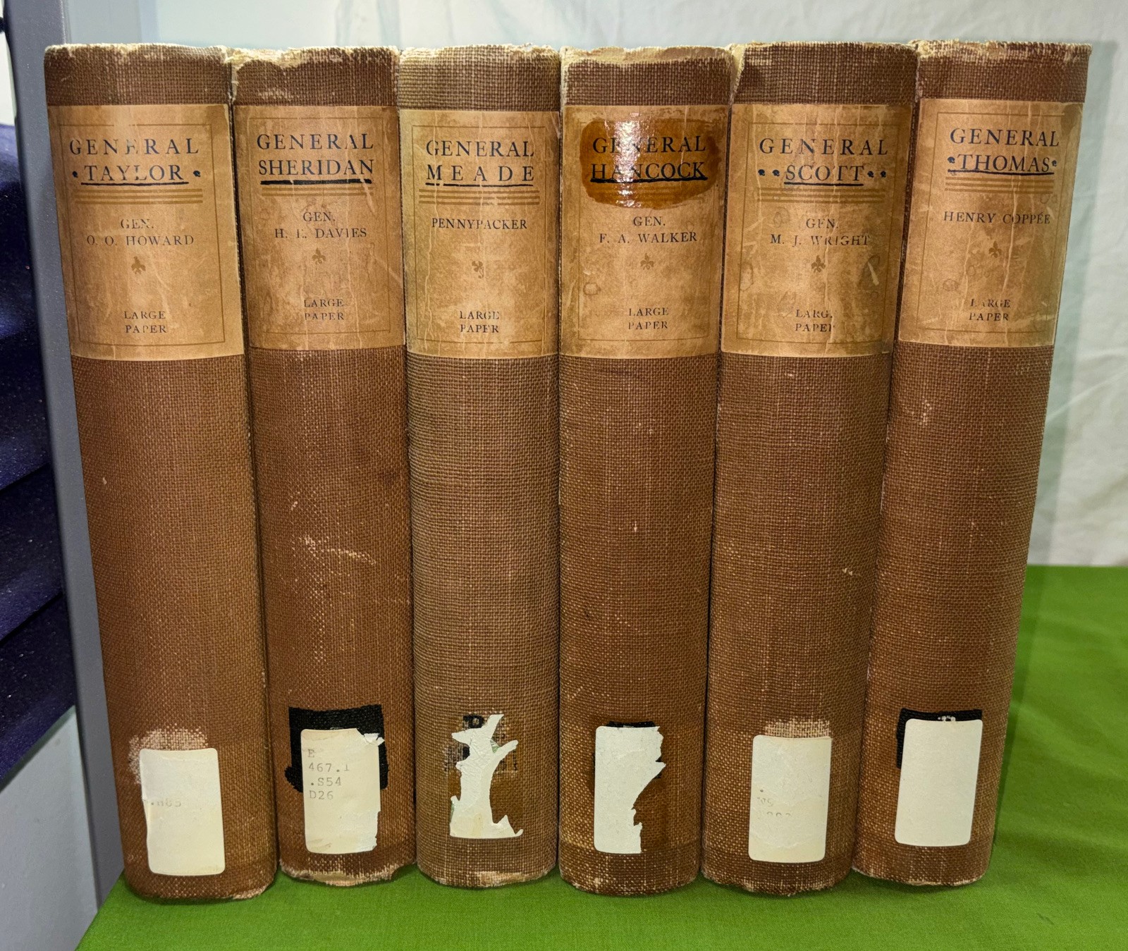 Great Commanders Series 6 vols 1894 Taylor Sheridan Meade Hancock Scott Thomas