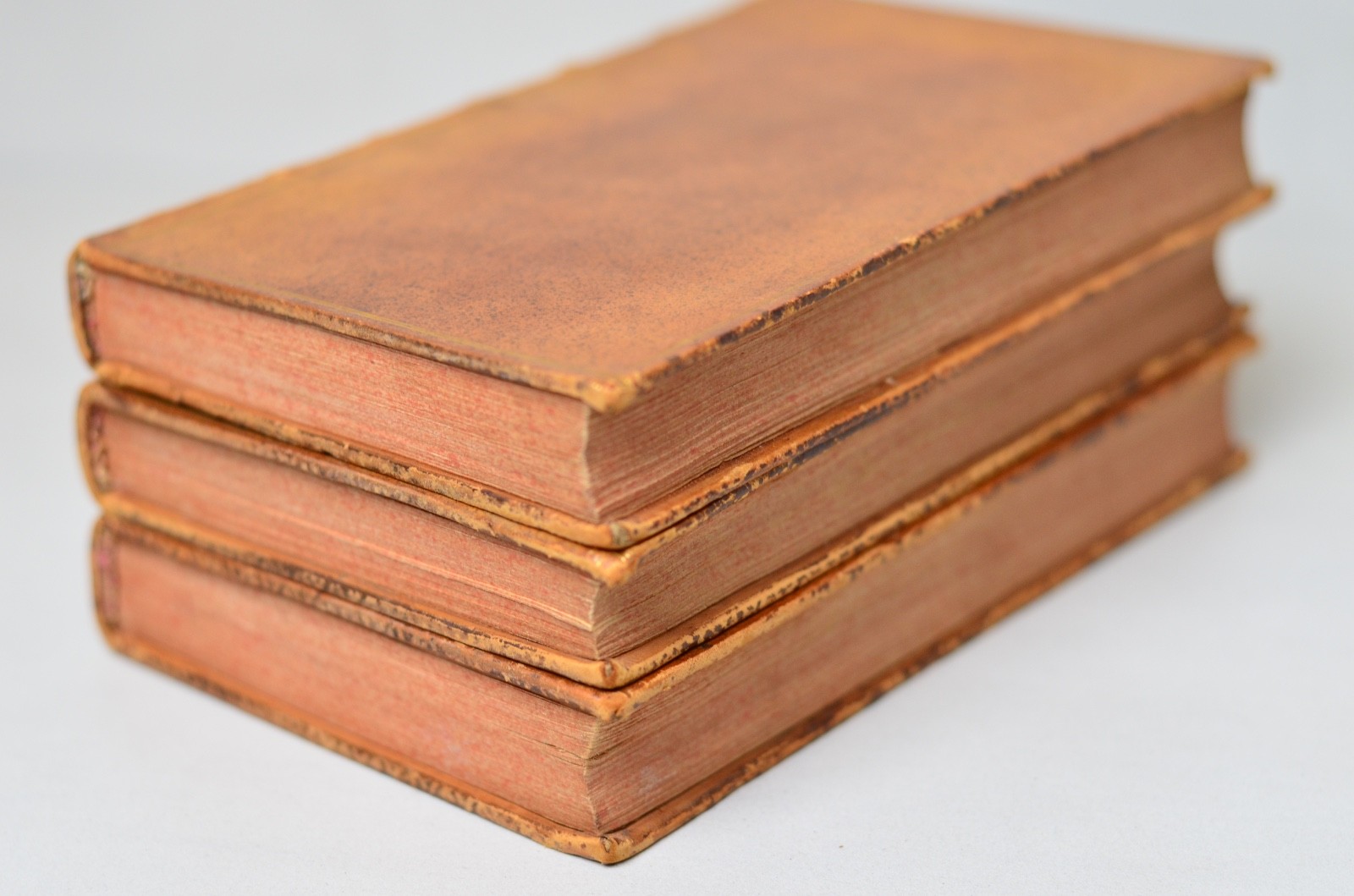 Antique Full Leather Bound Works of William Congreve 1753 – Complete 3 Volumes