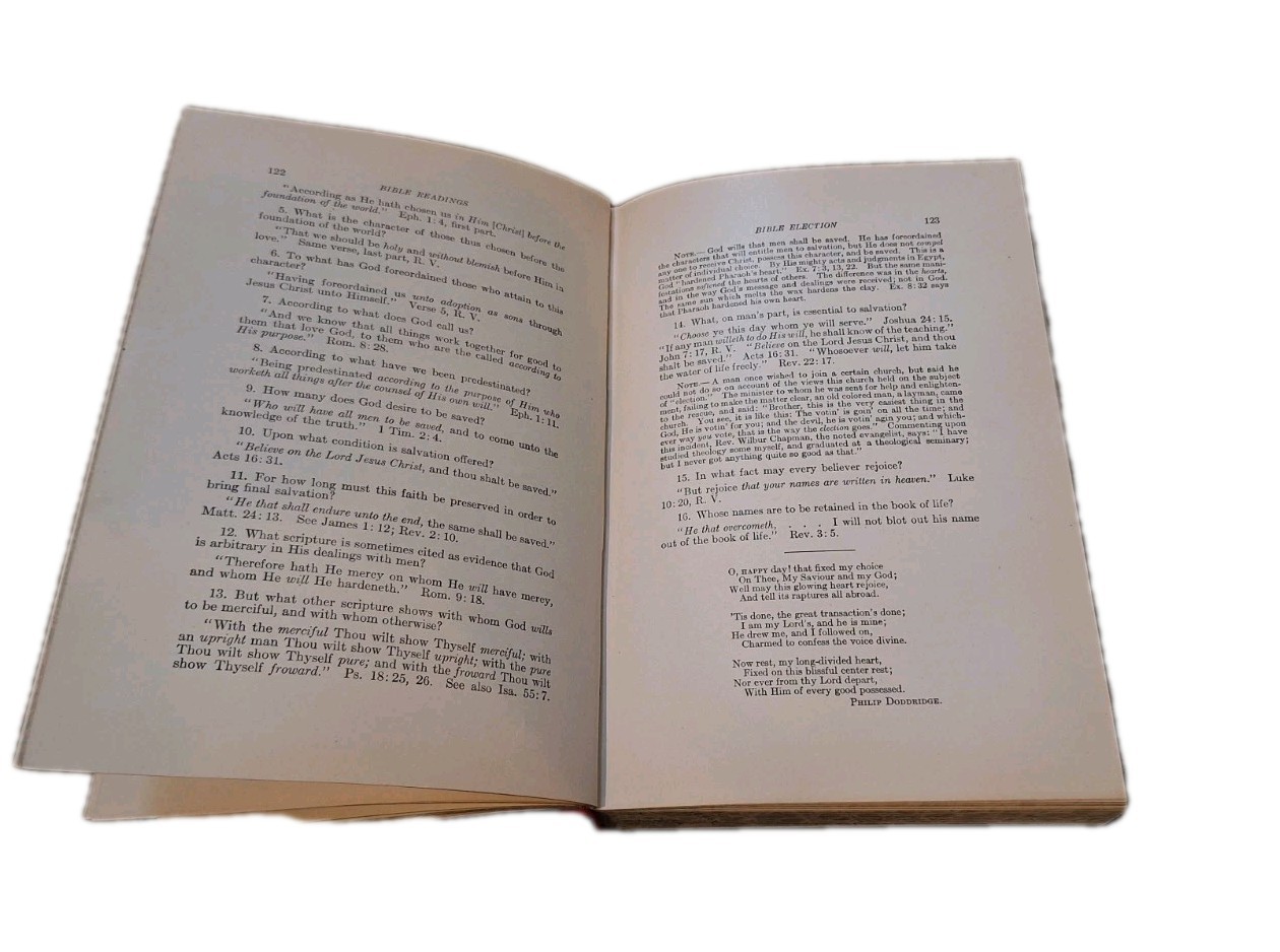 Review and Herald Publishing Association BIBLE READINGS FOR THE HOME CIRCLE 1927