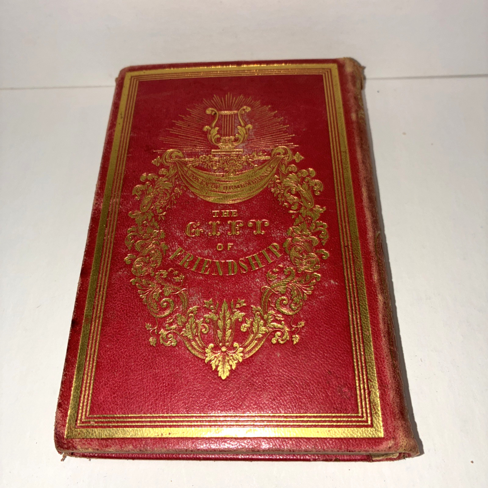 1851 The Gift of Friendship Rare Illustrated Gift Book HC