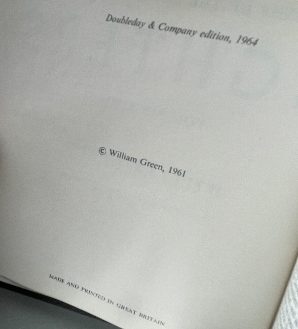 1964 Fighters War Planes of the Second World War Volume 2. by Mr. William Green