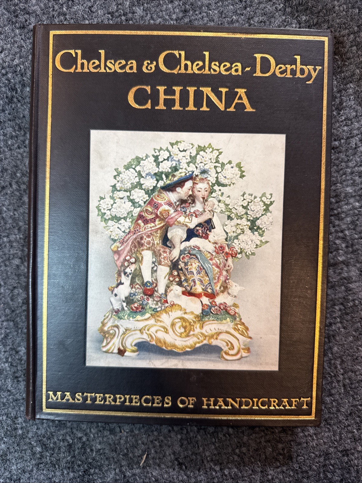 Antique 1909 Masterpieces of Handicraft Porcelain Reference Books – 3 1st Ed.