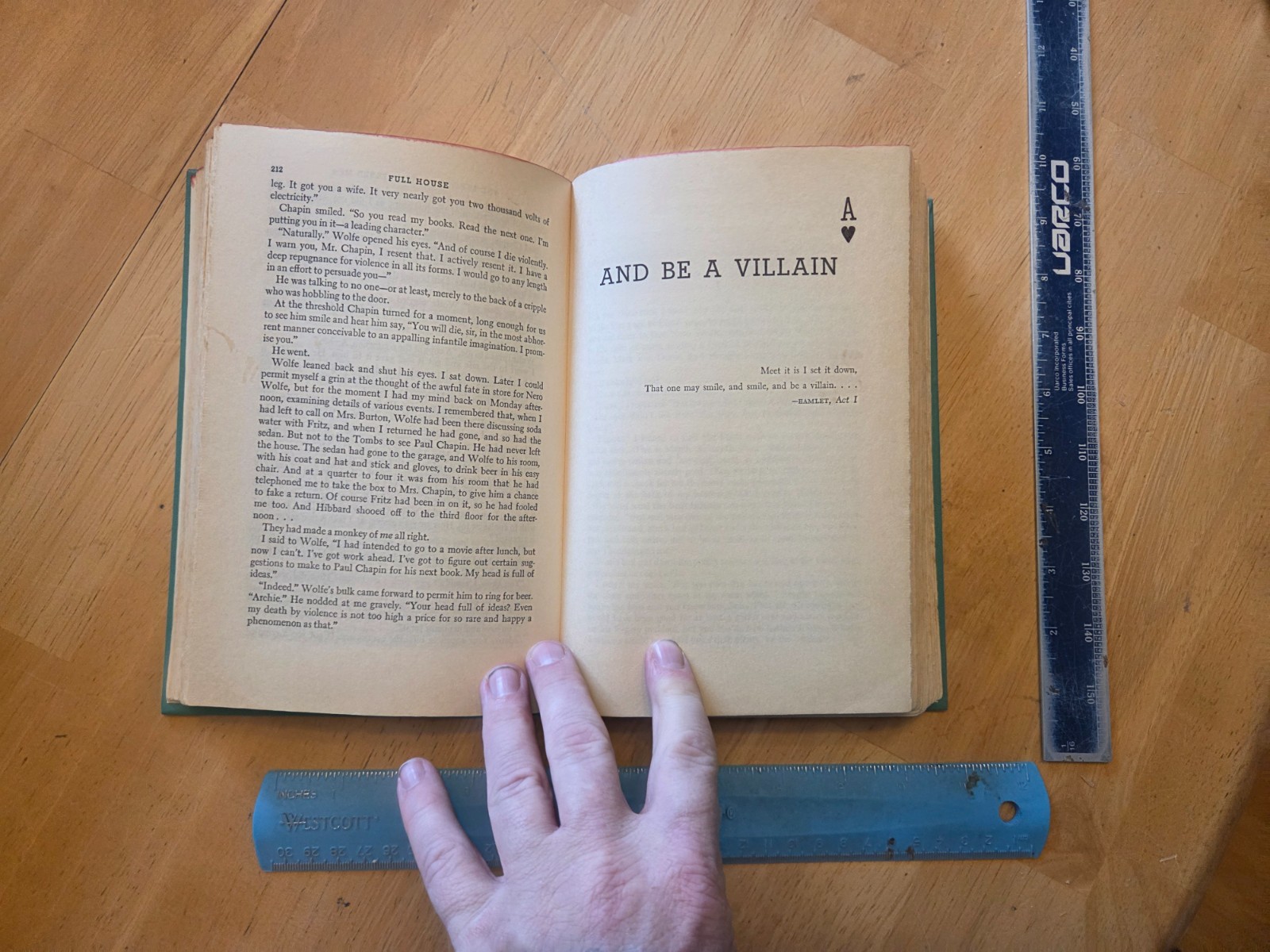 Full House – A Nero Wolfe Omnibus by Rex Stout – 1955 Viking Press Hardcover