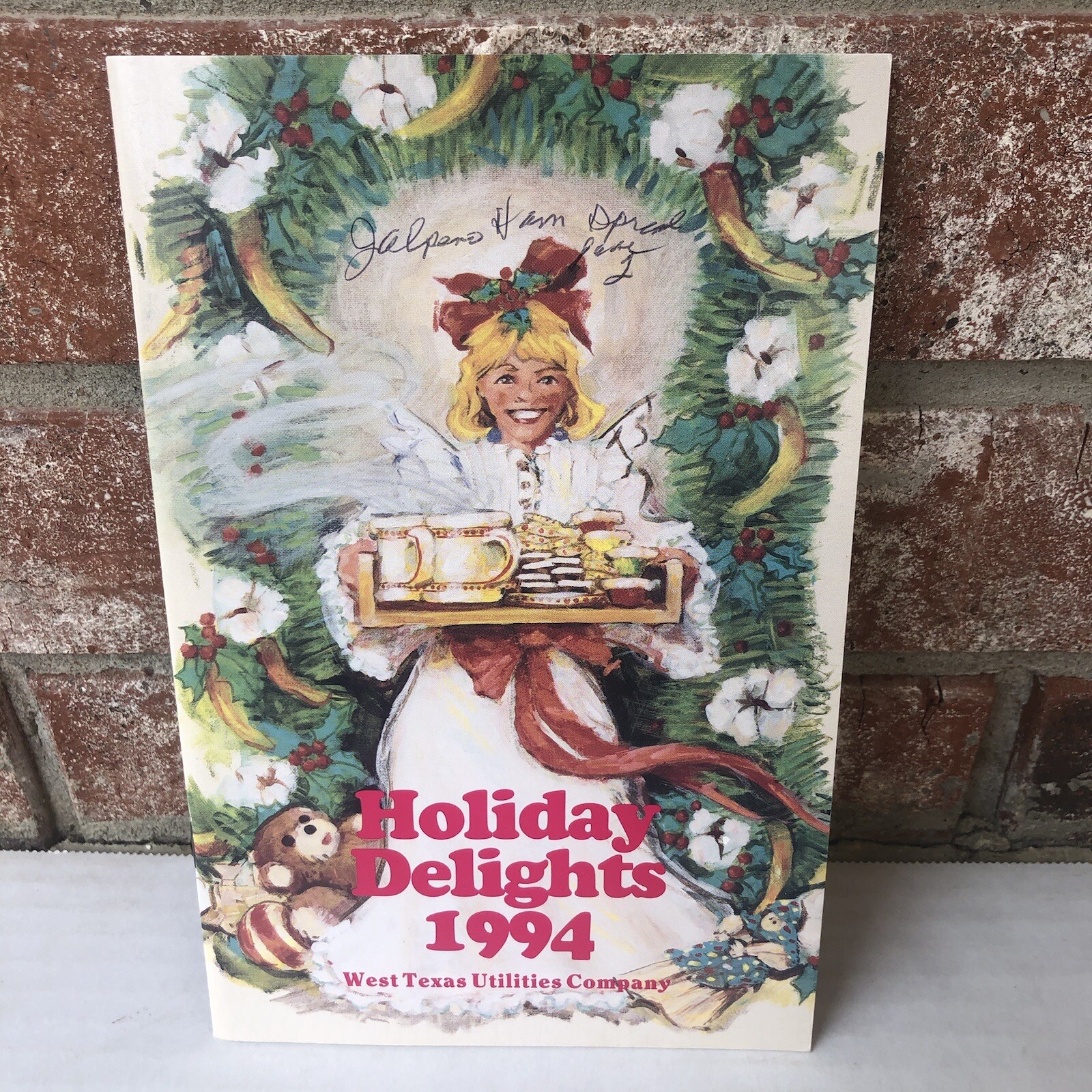 Holiday Delights 1994 Cook Booklet West Texas Utilities Company Recipes Vintage