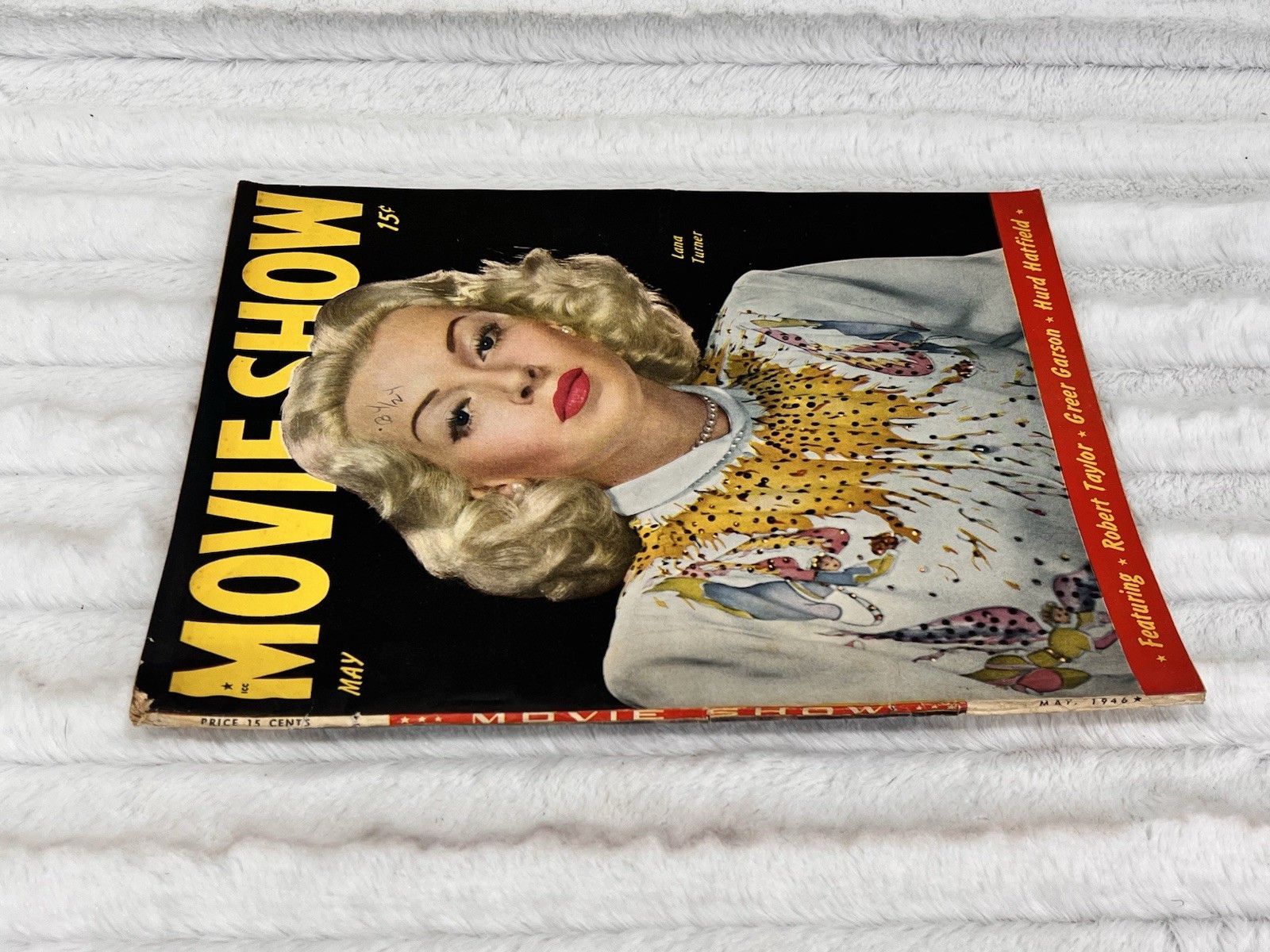 MOVIE SHOW May 1946 LANA TURNER Magazine NONFICTION Showbiz ROBERT TAYLOR