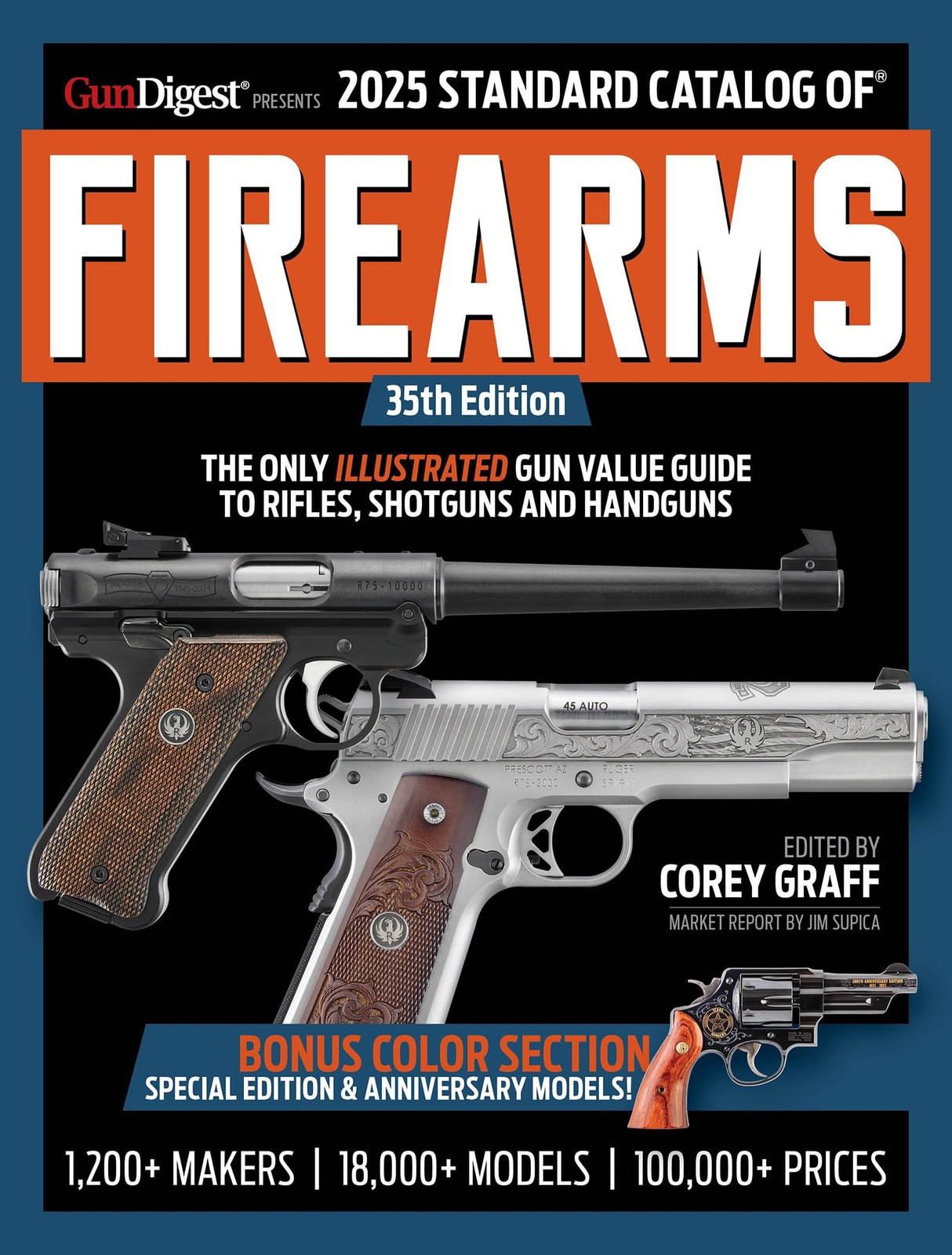 2025 Standard Catalog of Firearms – paperback Supica, Jim|Graff, Corey