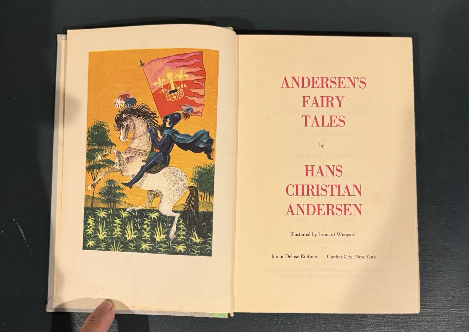 Andersen’s Fairy Tales 1956 Nelson Doubleday Hardcover