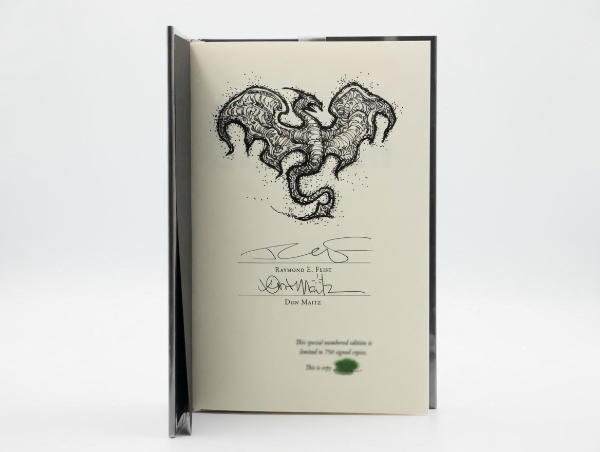 Grim Oak Press “Riftwar Saga”, Raymond E Feist SIGNED “Magician” 2nd Print
