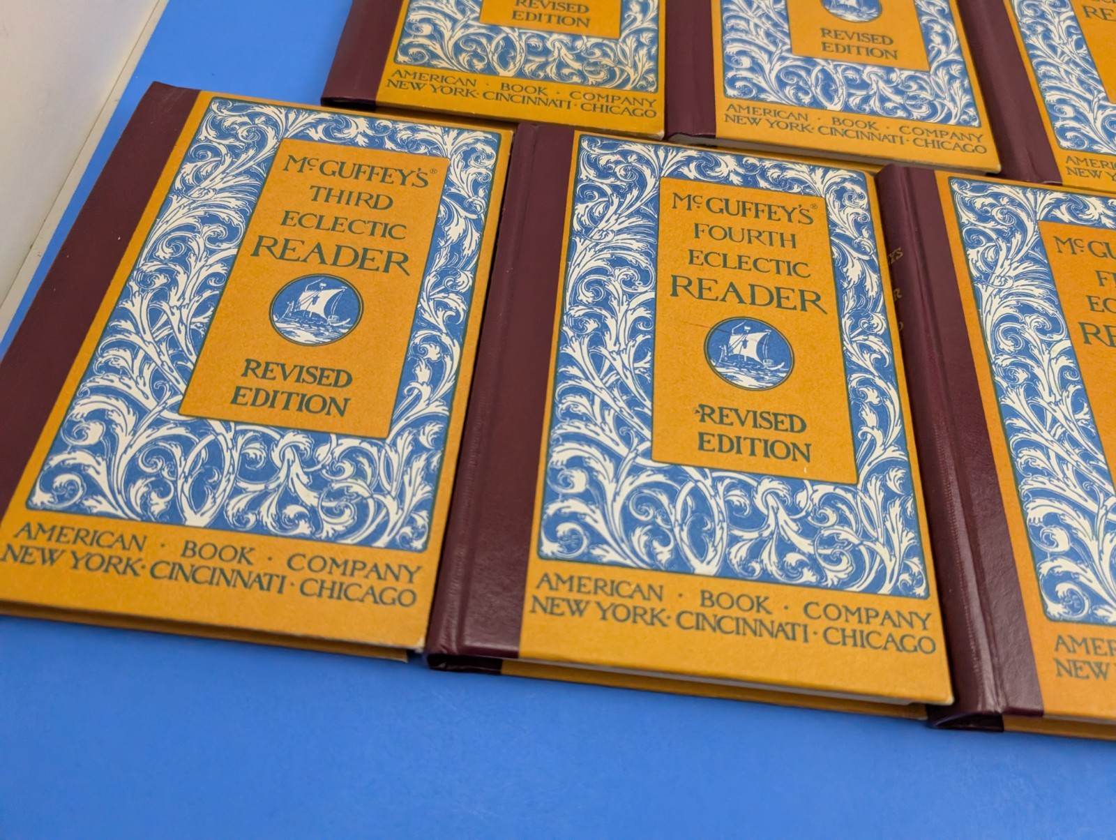 McGuffey’s Eclectic Readers Primer 1-6 Set Revised Edition American Book Company