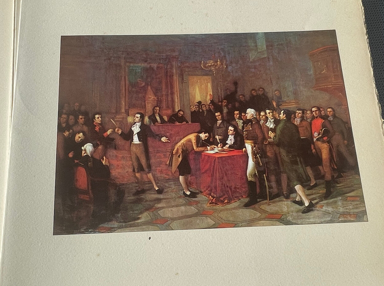 EL 19 DE ABRIL DE 1810 Book Signed ARISTIDES ROJAS luxury edition