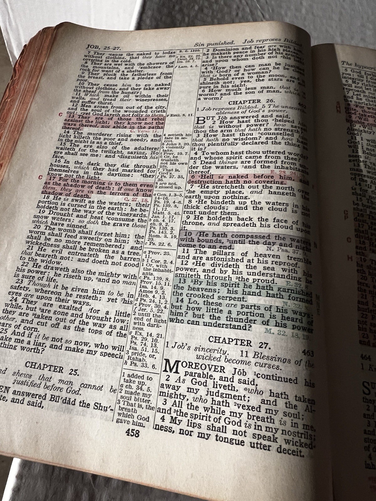 1920s Holy Bible Words of Life Edition Winston Co. Antique Worn Condition