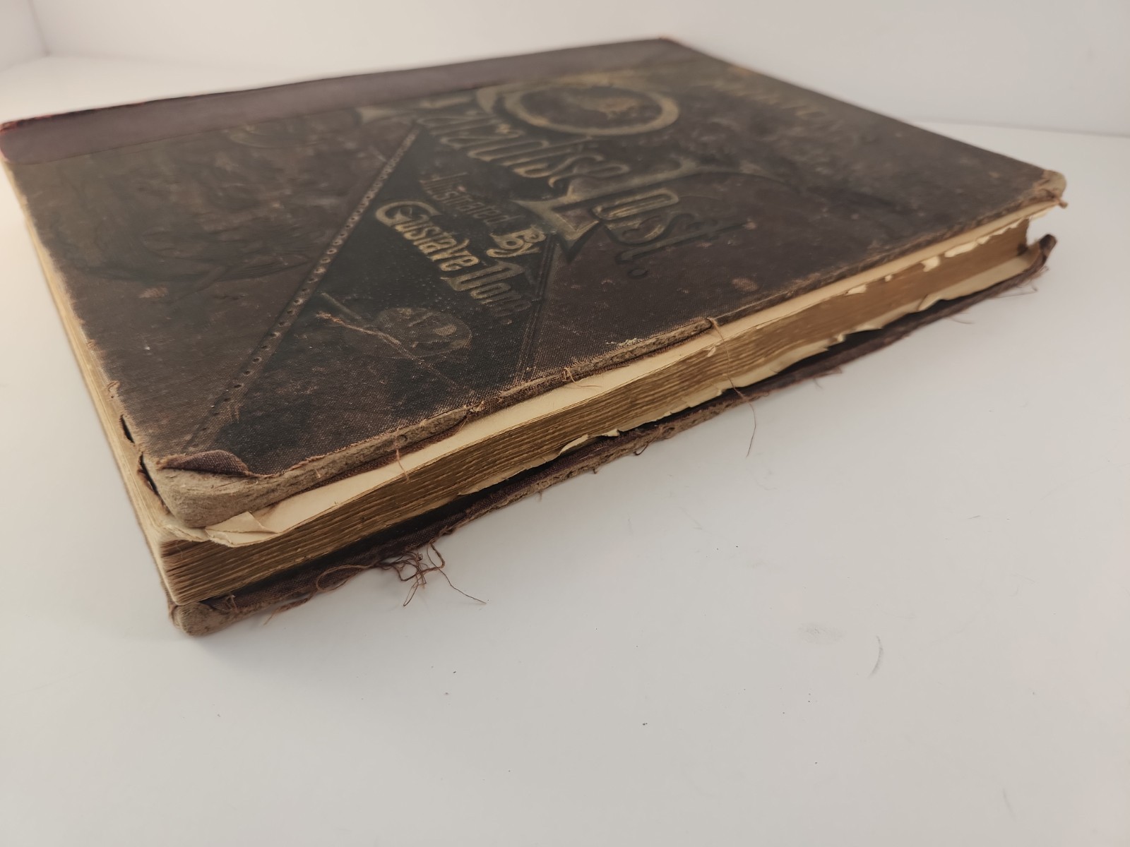 Antique c.1892 Milton’s Paradise Lost Illustrated by Gustave Dore Acceptable