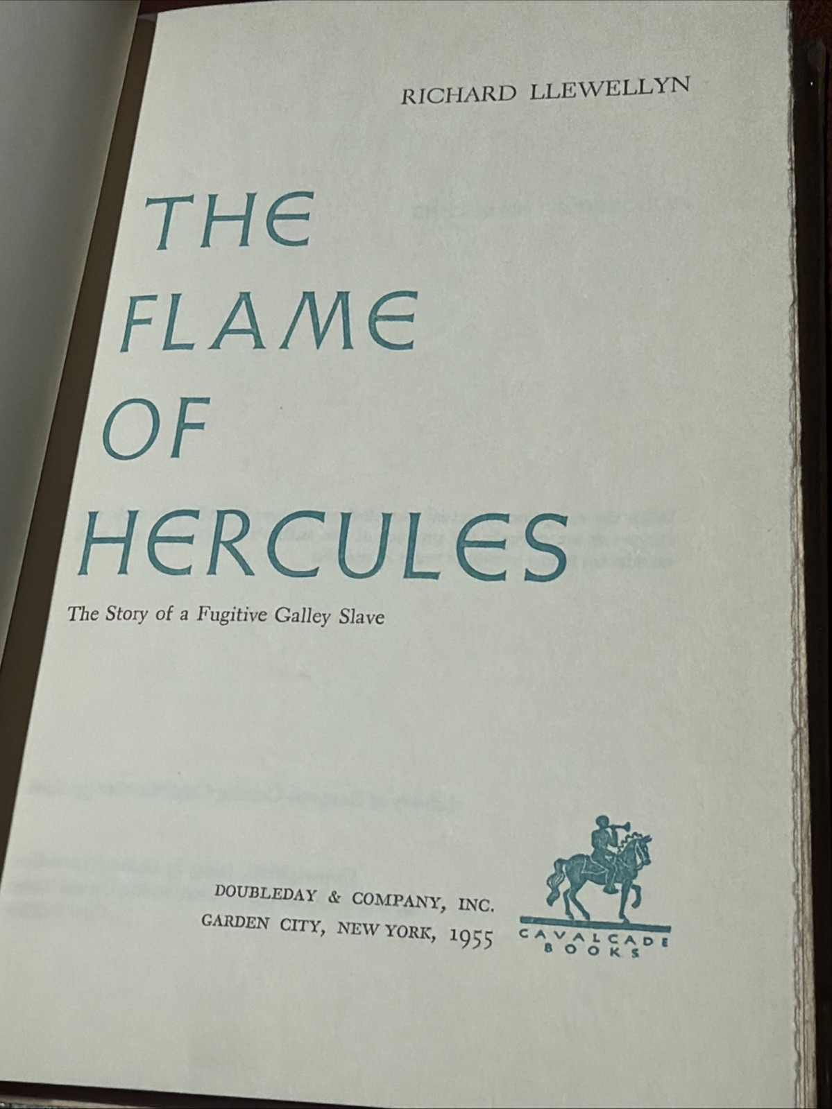 The Flame of Hercules Richard Llewellyn Hardcover 1955
