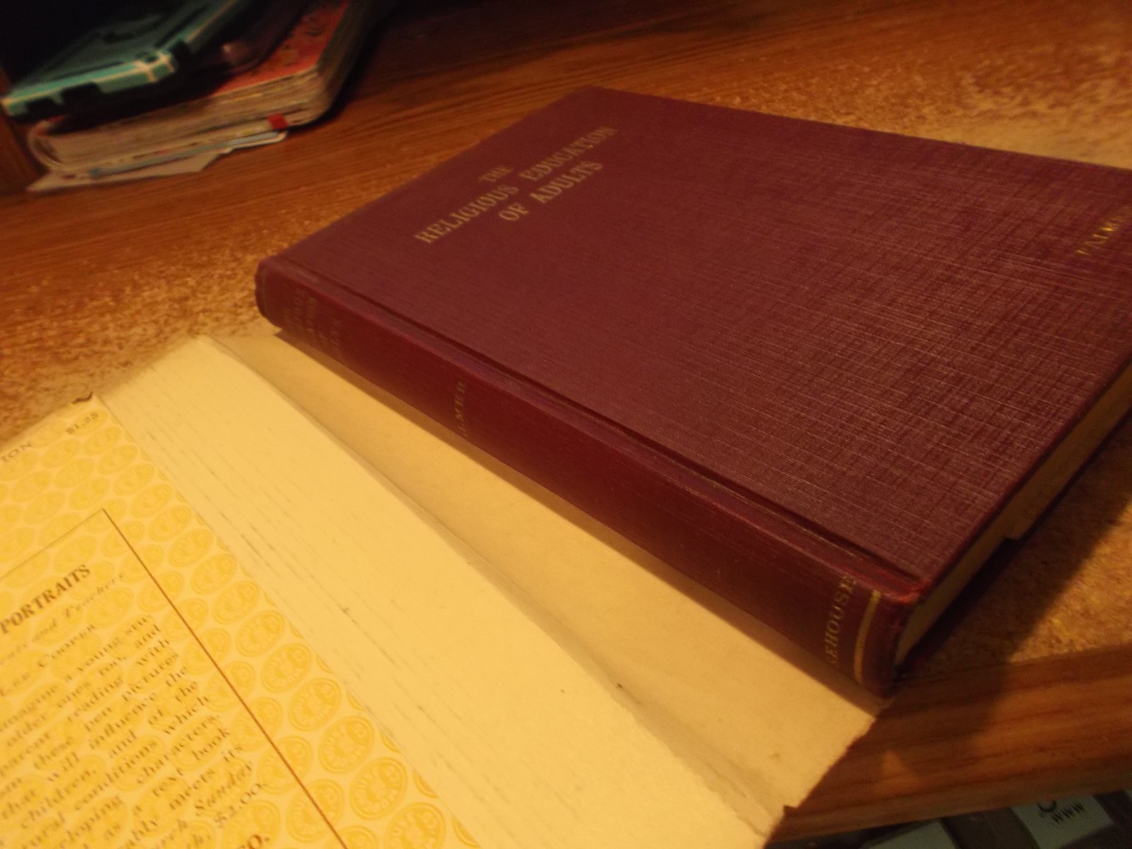 The Religious Education of Adults – Leon Palmer – 1929 – HC/DJ