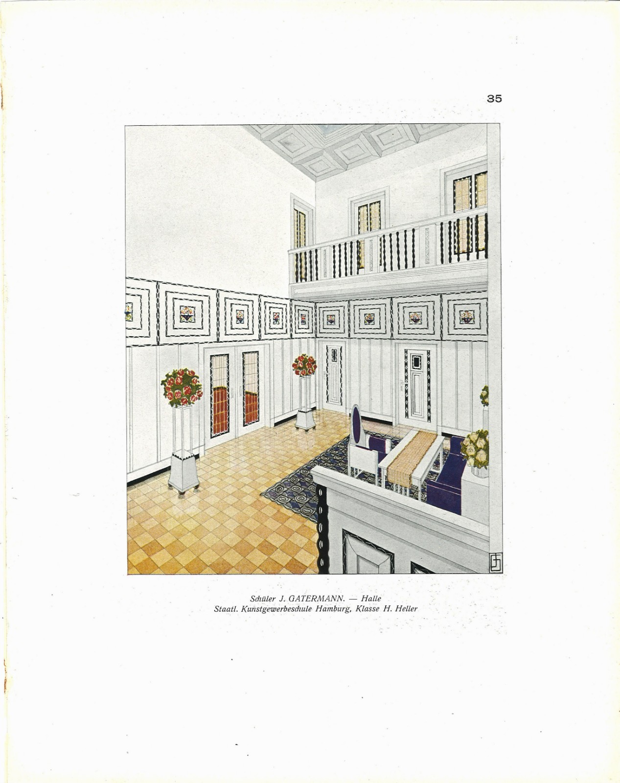 1920’s – 1930’s Germany +100 Color Plates Modern Architectural Interiors