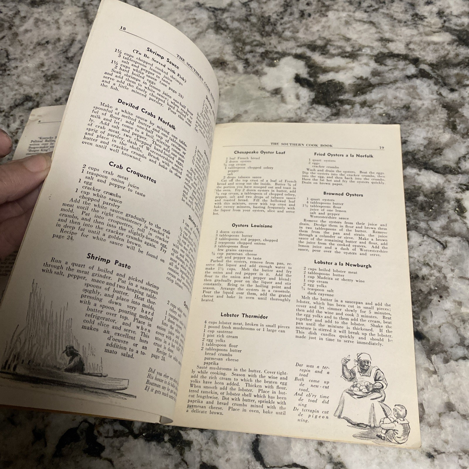 1935 Southern Cook Book Fine Old Dixie Recipes Culinary Arts Press Cookbook