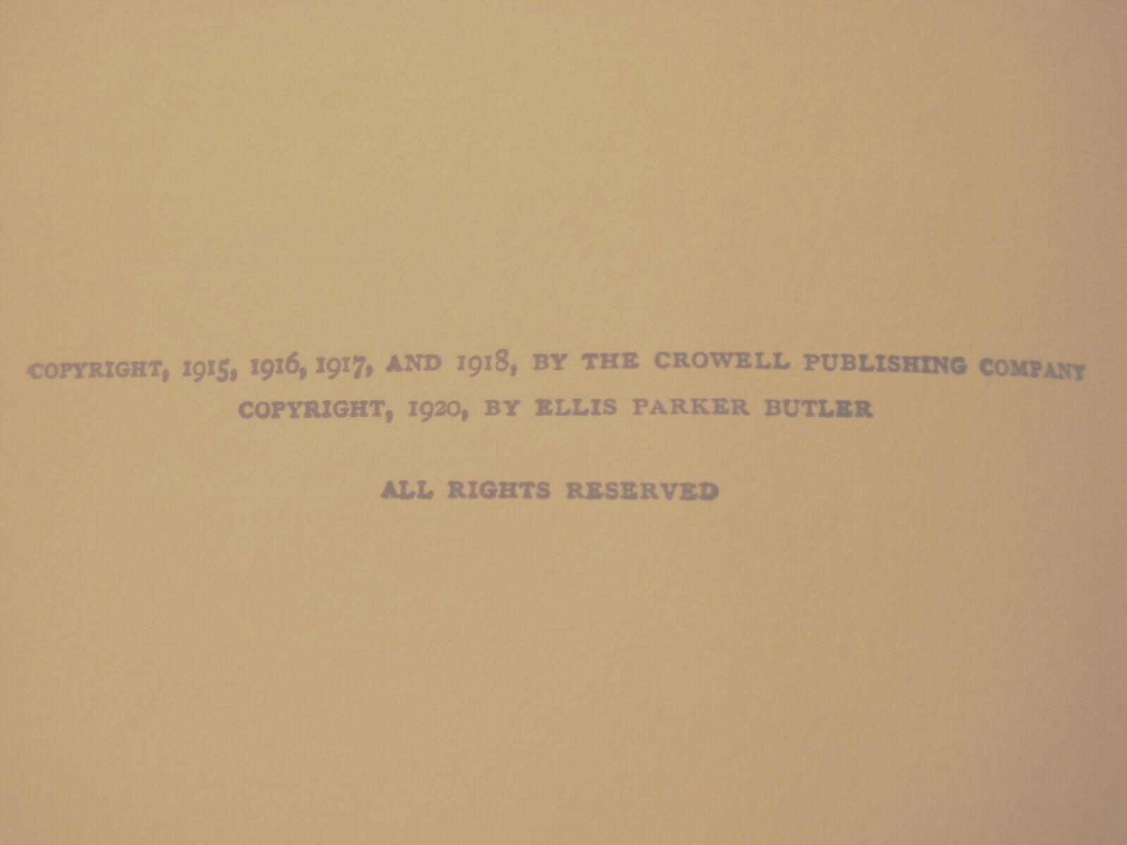 SWATTY Ellis Parker Butler 1920 Novel Illustrated W.B. King Juvenile Fiction