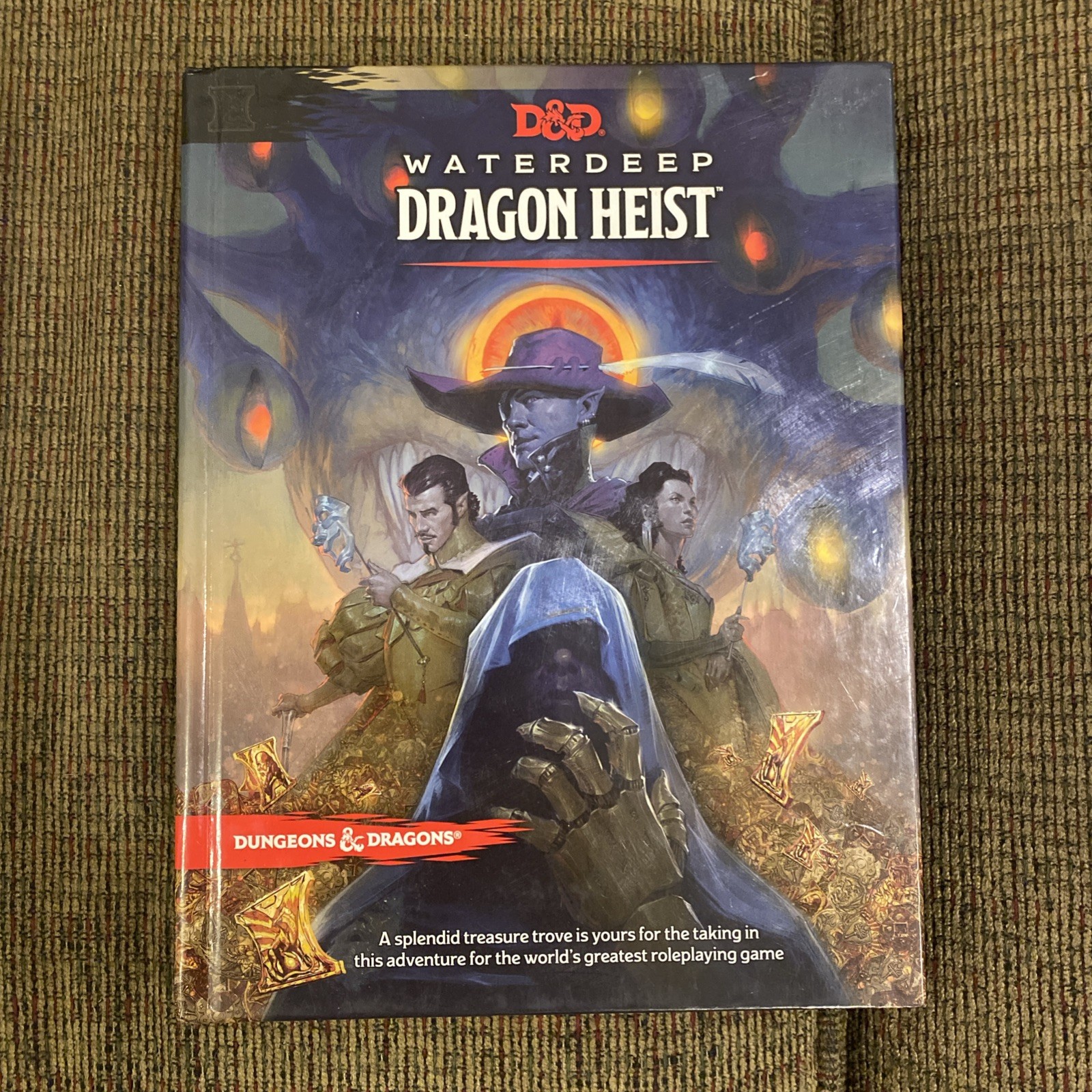 D&d Waterdeep Dragon Heist Hc by Dungeons & Dragons, First Printing, VG