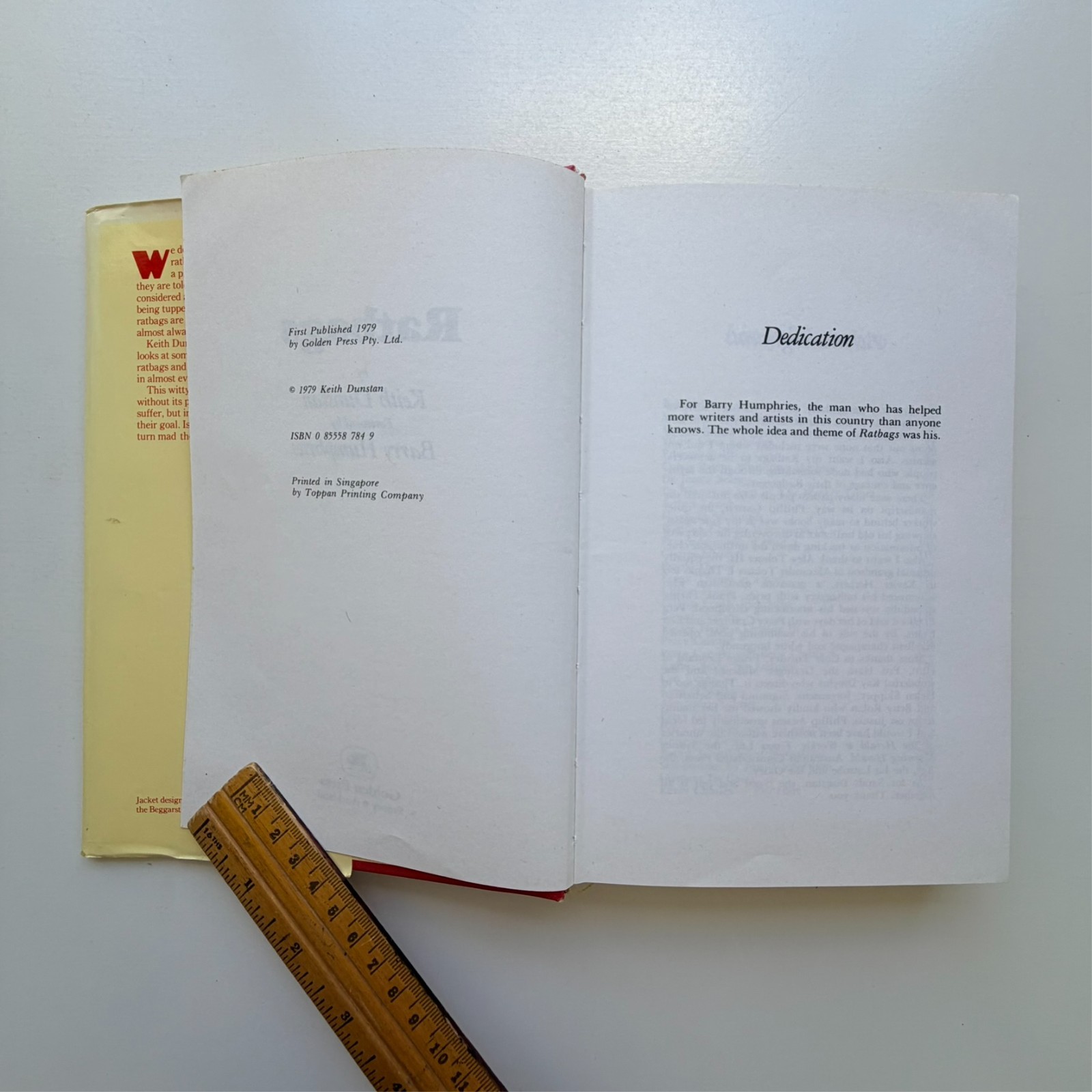 1979 Ratbags: Keith Dunstan, Golden Press, Sydney, Australian Humour HC