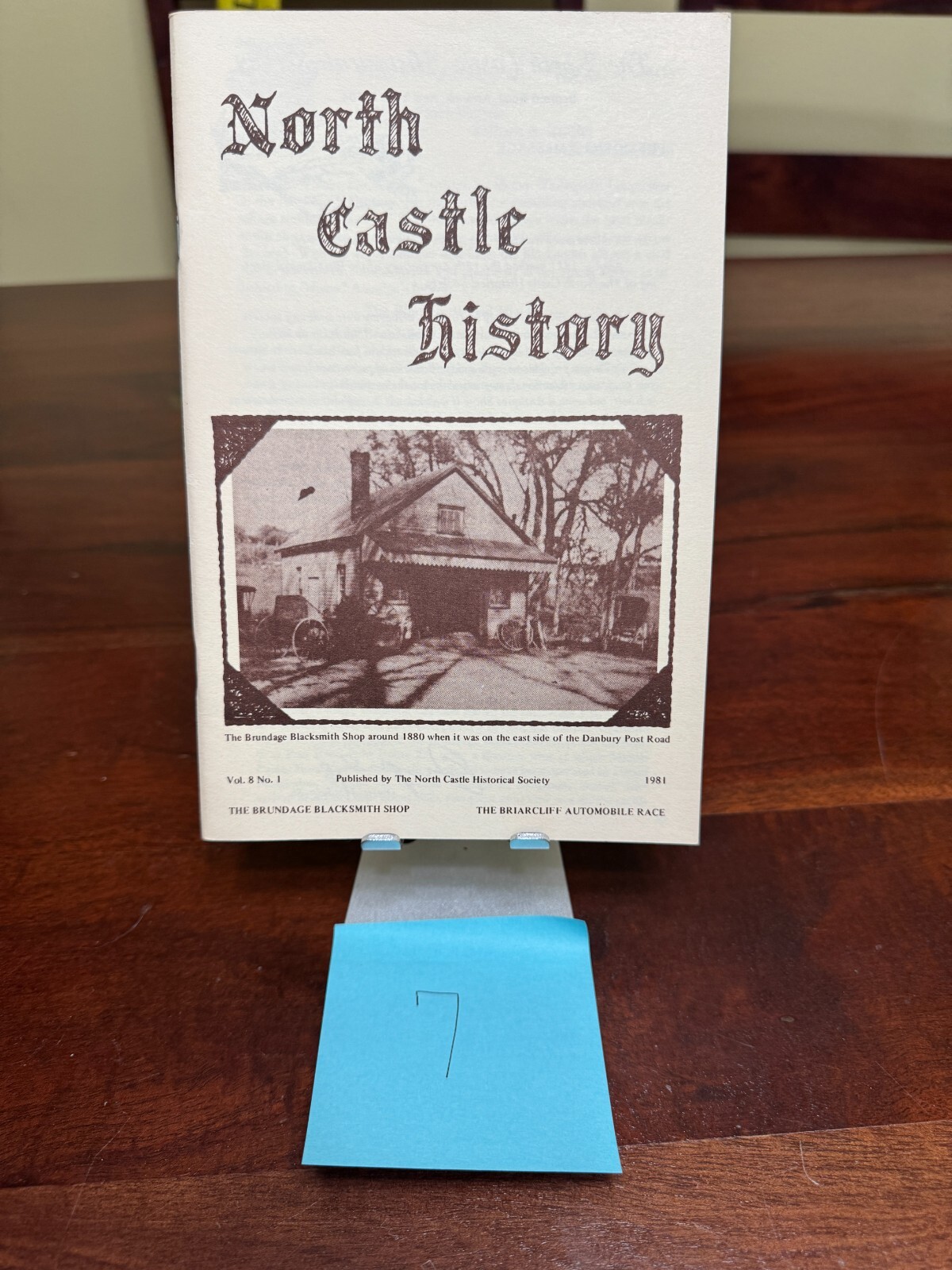 NORTH CASTLE NEW YORK (NY) HISTORY VOLUME 8 #1 1981