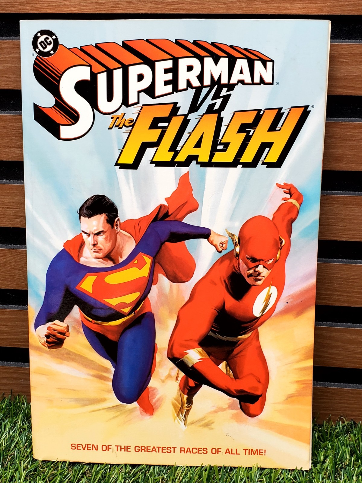 (2) Vintage Superman Books – Smashes The Secret Of Mad Director & VS The Flash