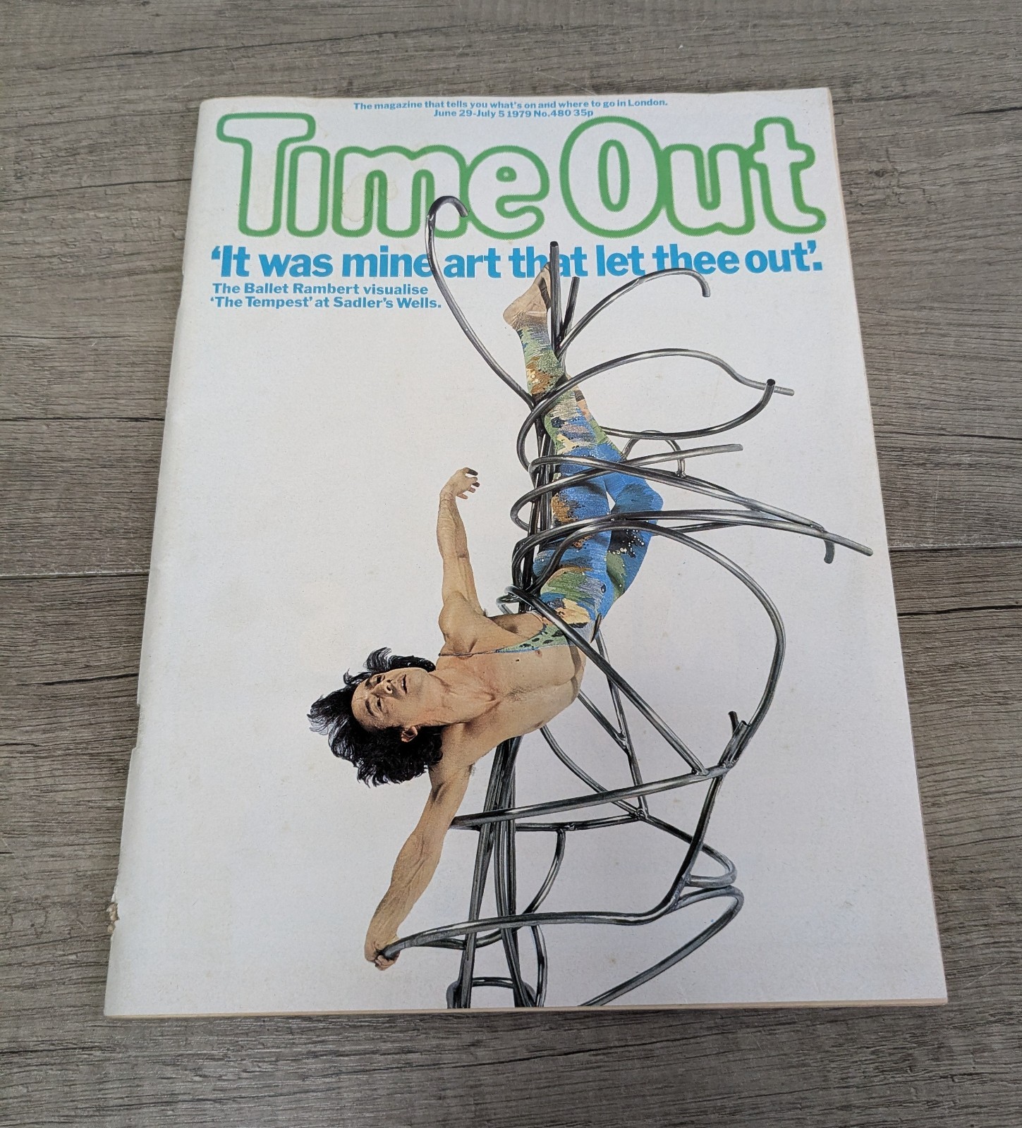 Time Out issue No 480 June 29-July 5 1979 ‘ The Tempest ‘ At Sadlers Wells
