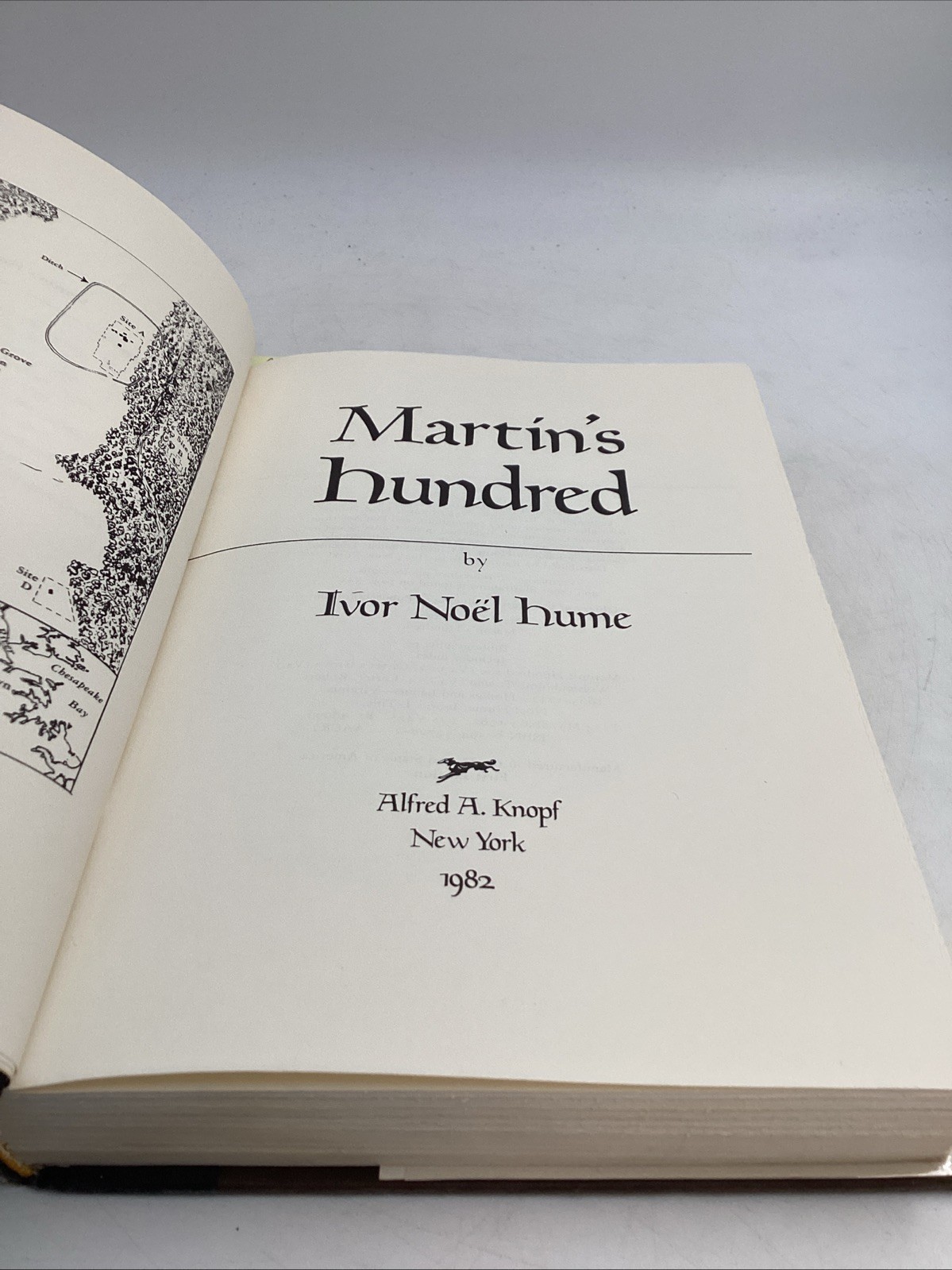 Martin’s Hundred 1st Edition Ivor Noel Hume Alfred A. Knopf American History