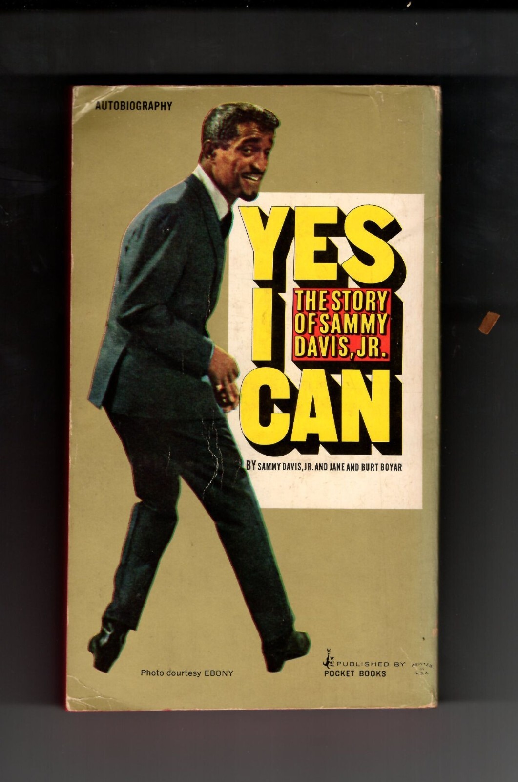 Yes I Can By Sammy Davis Jr. Jane & Burt Boyar 1st Printing 1966 Autobiography