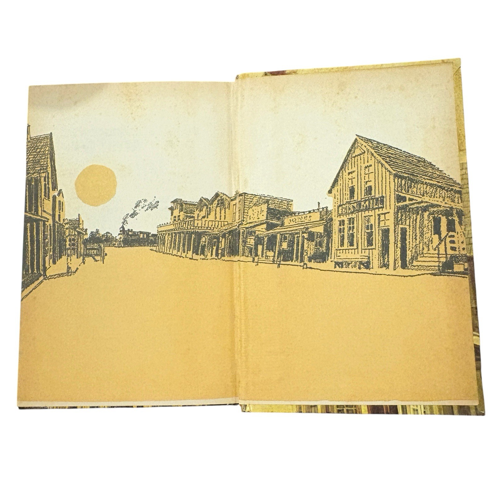 Gunsmoke Showdown on Front Street HC Paul S Newman Whitman Book Vintage
