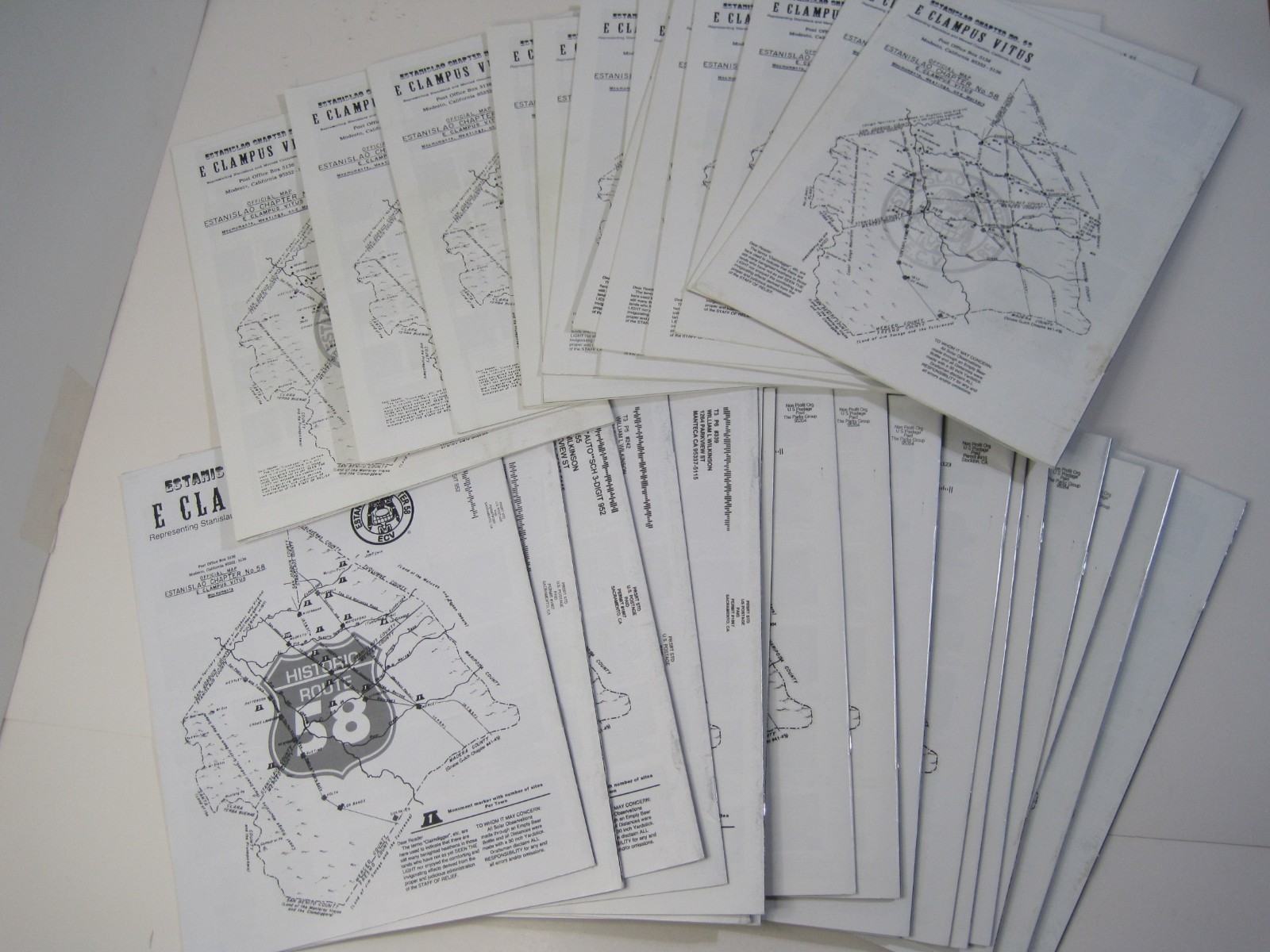 Estanislao Hewgag Clampers ECV Newsletter Lot of 34 – 2006-2025 E Clampus Vitus
