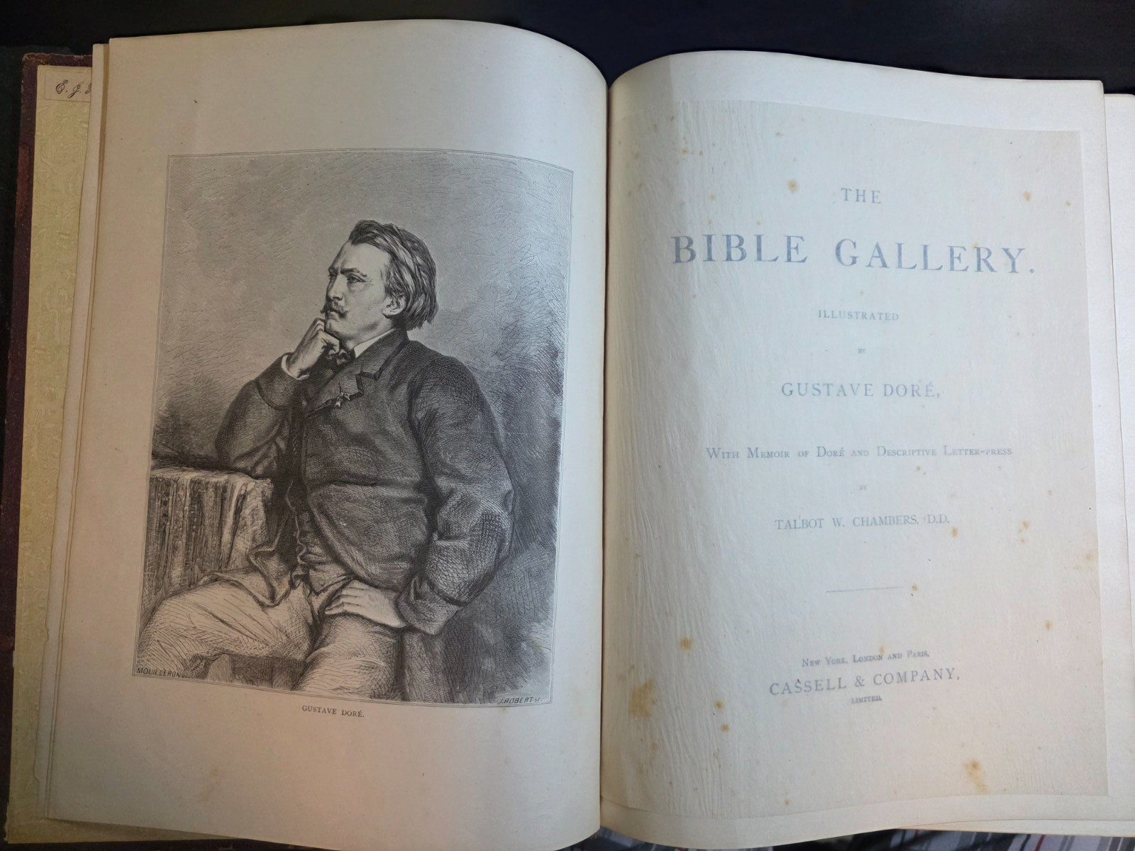 1880 Bible Gallery, Illustrated By Gustave Dore, Cassell Publishing -Folio Sized