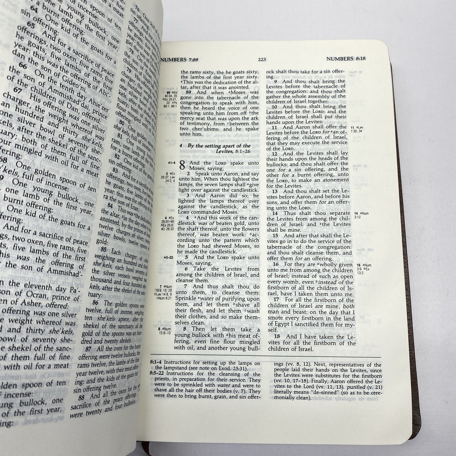 The RYRIE Study Bible KJV 1978 Brown Bonded Leather Moody Press