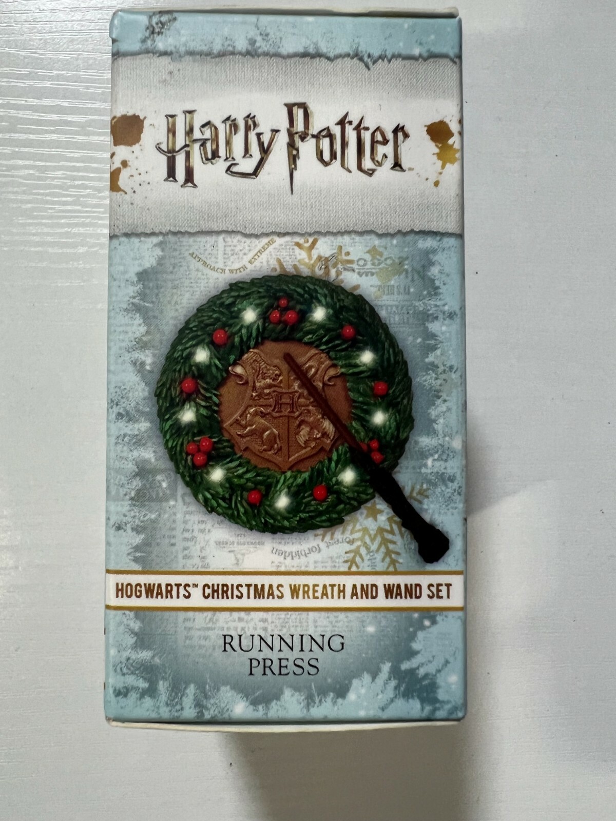 RP Minis Ser.: Harry Potter: Hogwarts Christmas Wreath and Wand Set : Lights Up!