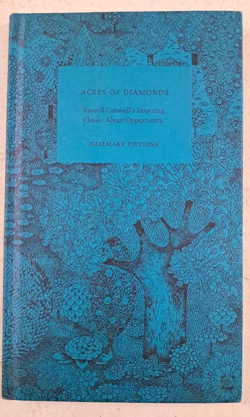 Vintage 1968 Hardcover-Acres Of Diamonds-Russell Conwell-Hallmark