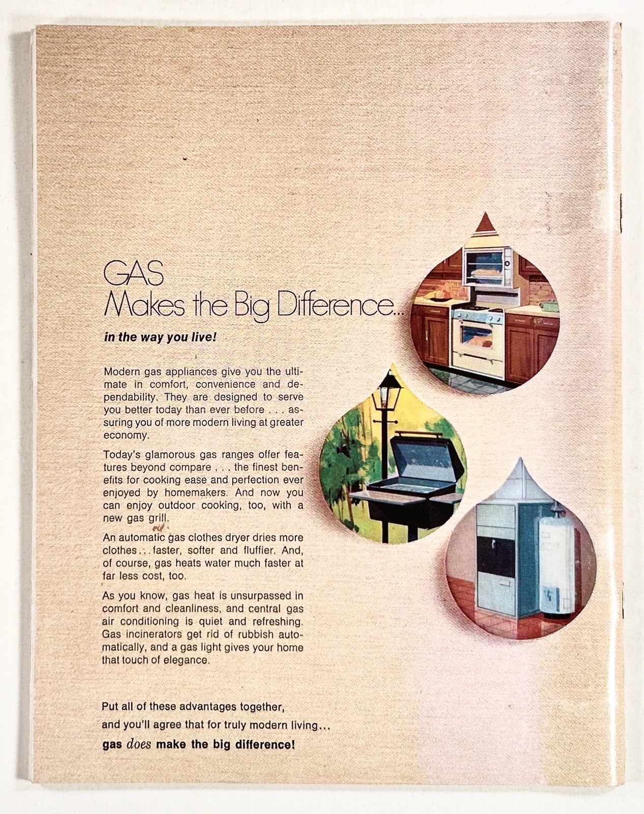 1968 FESTIVE FOODS FOR FAMILY FUN cookbook Wisconsin Gas Company MID-CENTURY