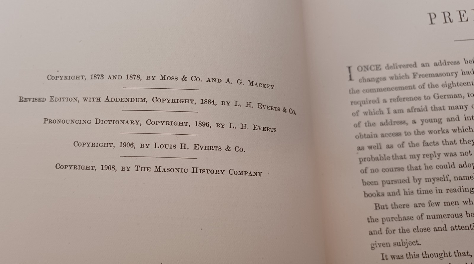 Complete Illustrated 2 Volume 1910 Encyclopedia of FREEMASONRY, Albert G Mackey