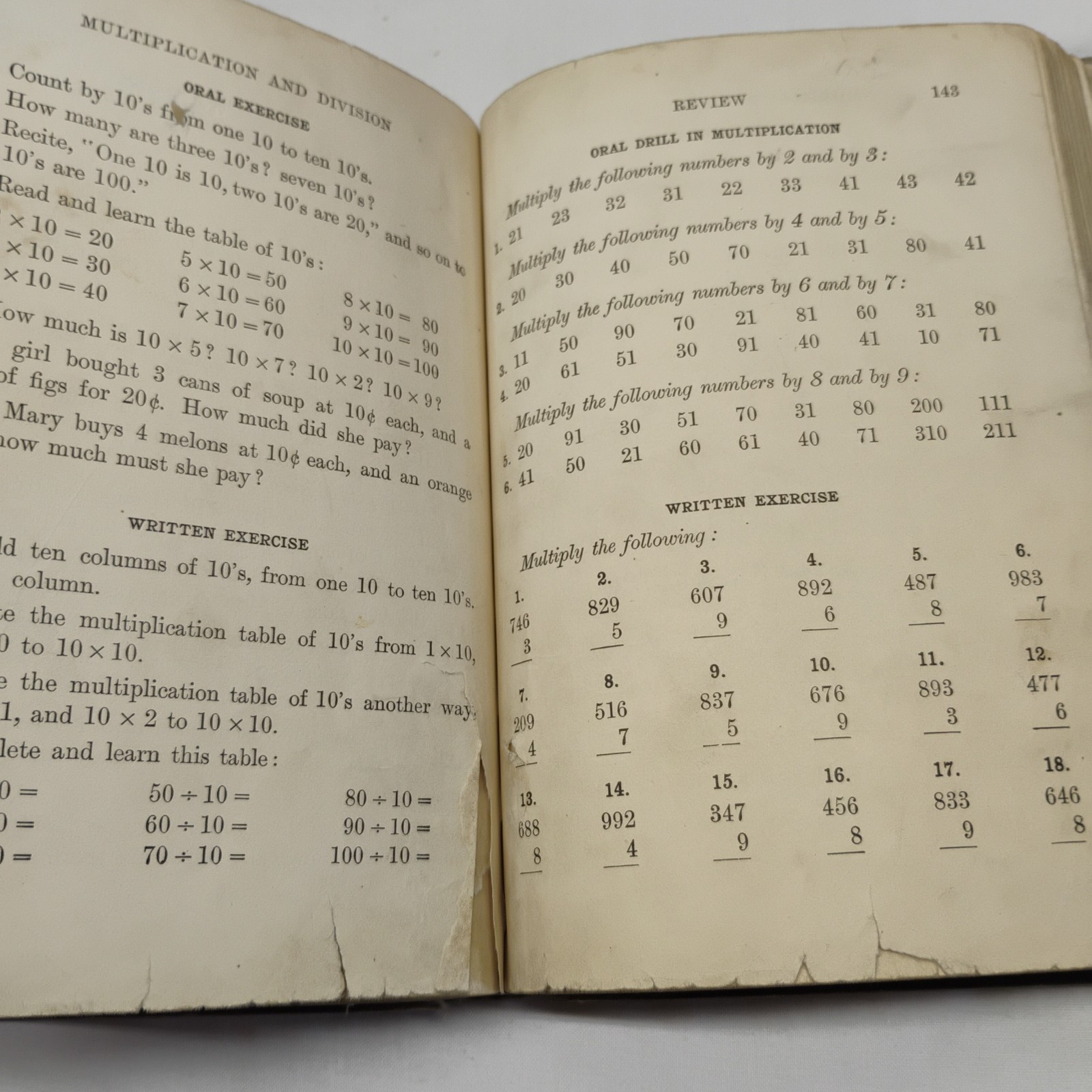 Antique 1915 Essentials Of Arithmetic Primary Book Wentworth Smith Homeschooling