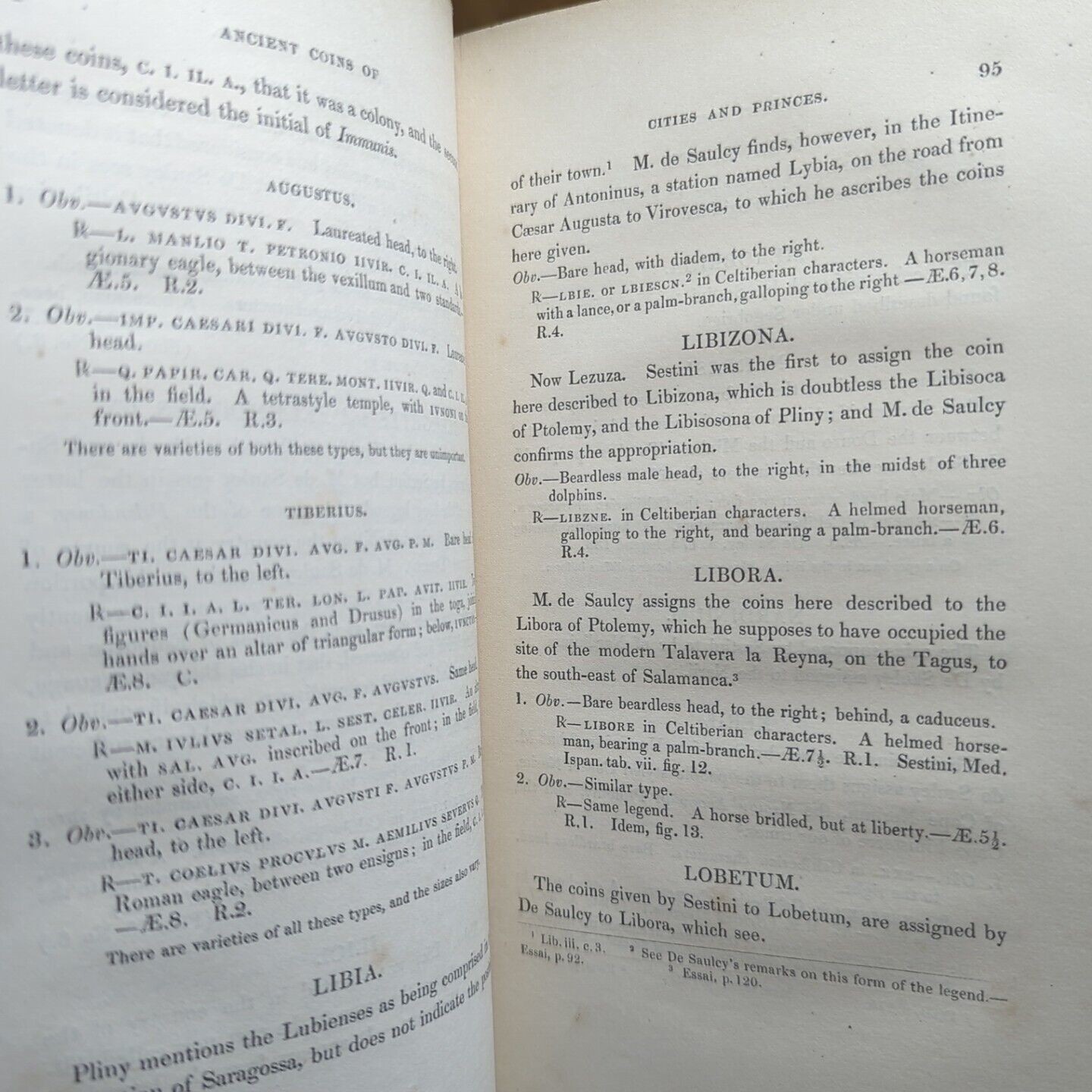 Ancient Coins of Cities and Princes Spain England Numismatic 1846 Old Guide Book