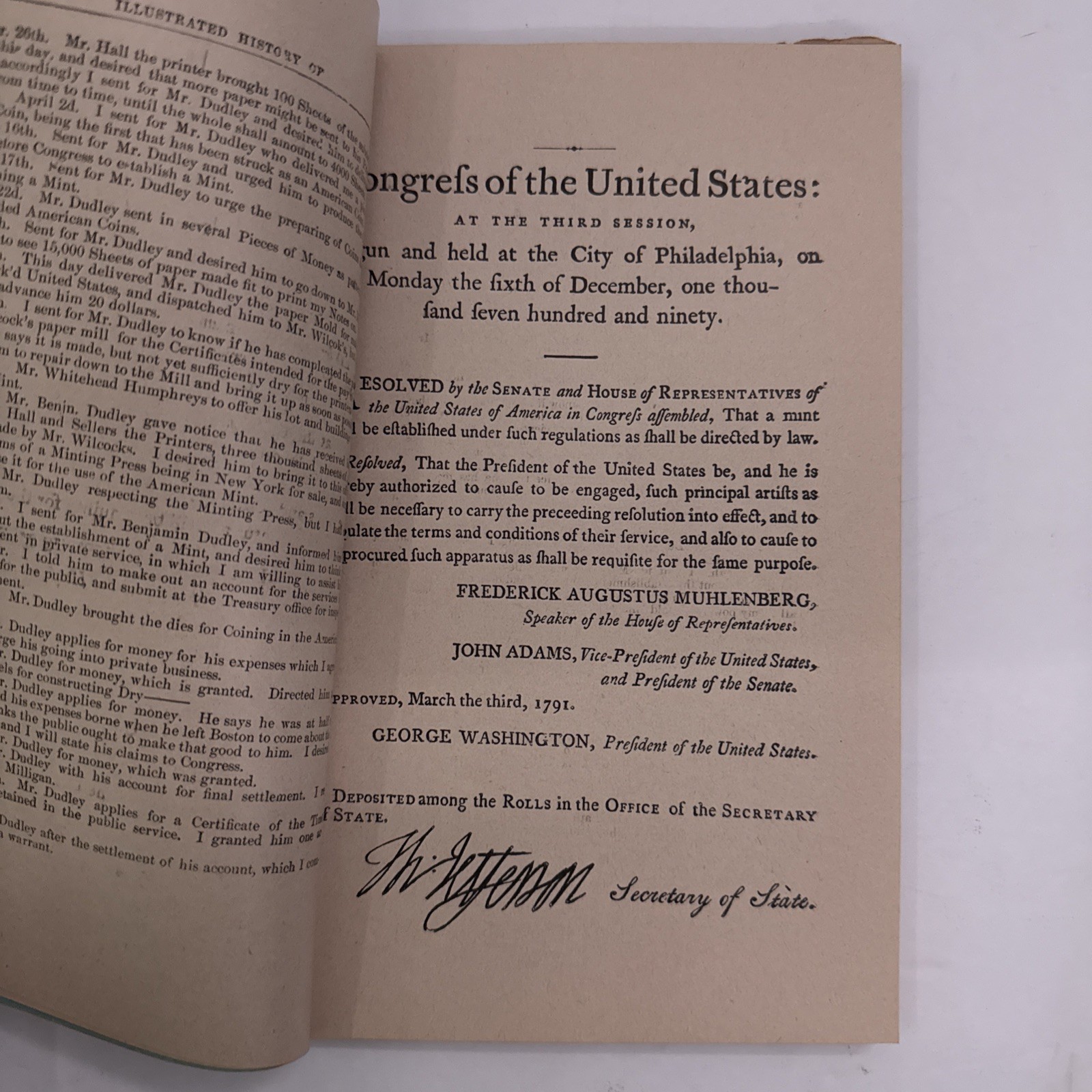 Antique 1897 Illustrated History of the U.S. Mint Guide Book