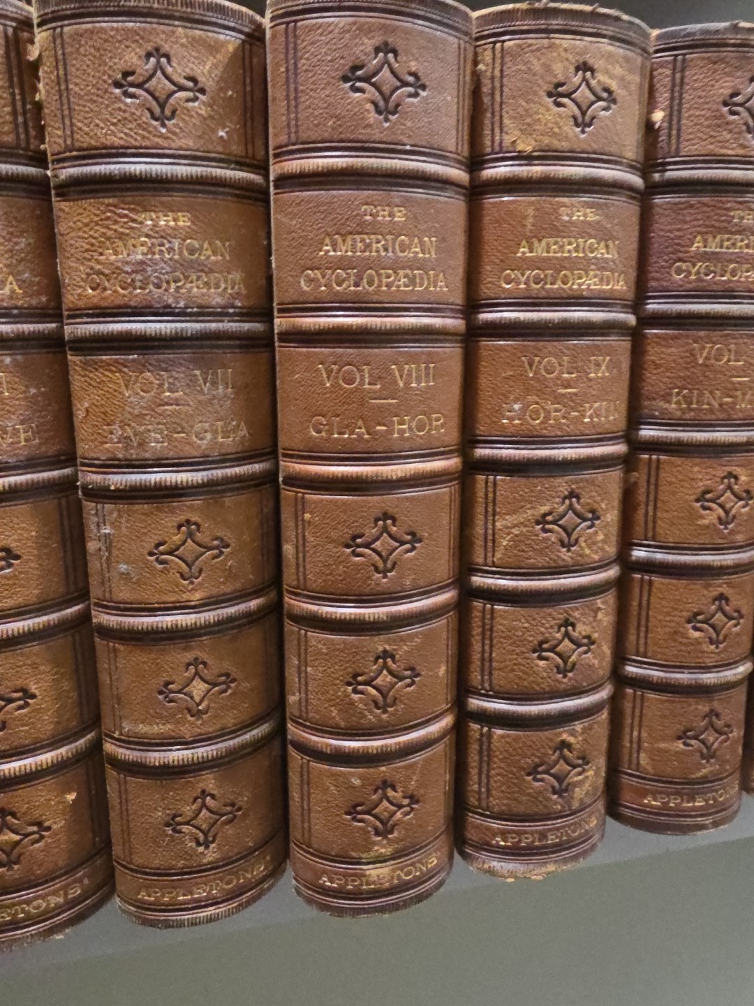 American Cyclopedia 1873 vol 1-11 Antique Good Condition Collectible Historic