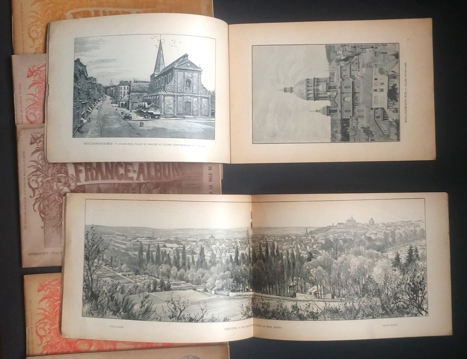 Antique FRANCE ALBUM Periodicals 1890s French A. Karl