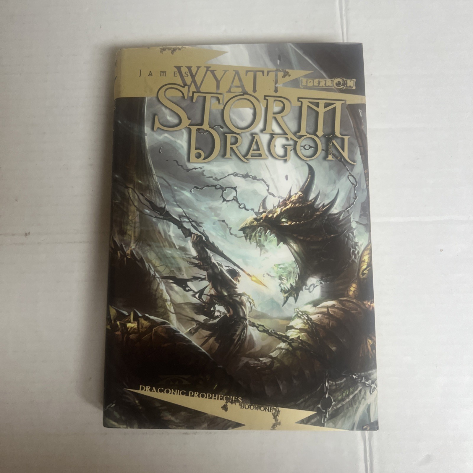 James Wyatt – Draconic Prophecies – 3 Vol Set – Dragon War – Storm – Force – 1st