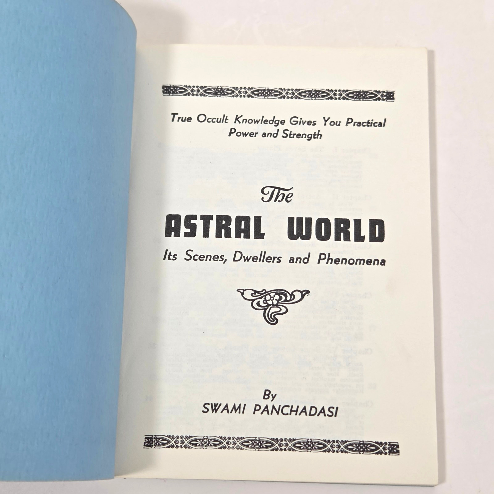 Vtg The Astral World Swami Panchadasi c1970s Esoteric Occult Knowledge Manual
