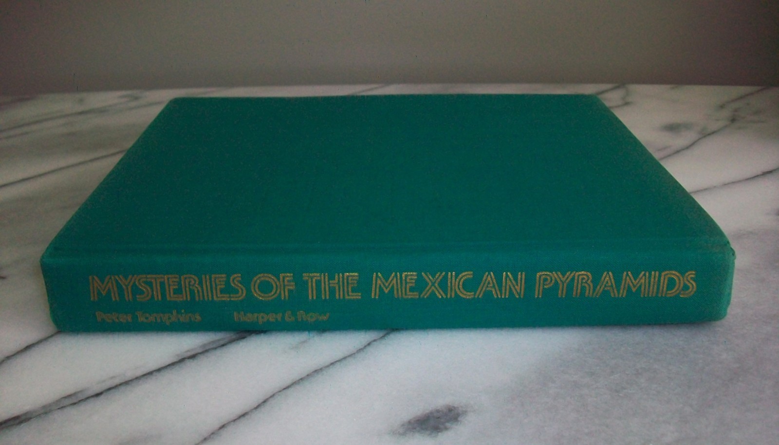 *Rare Signed* MYSTERIES OF THE MEXICAN PYRAMIDS Peter Tompkins 1976 1st Printing