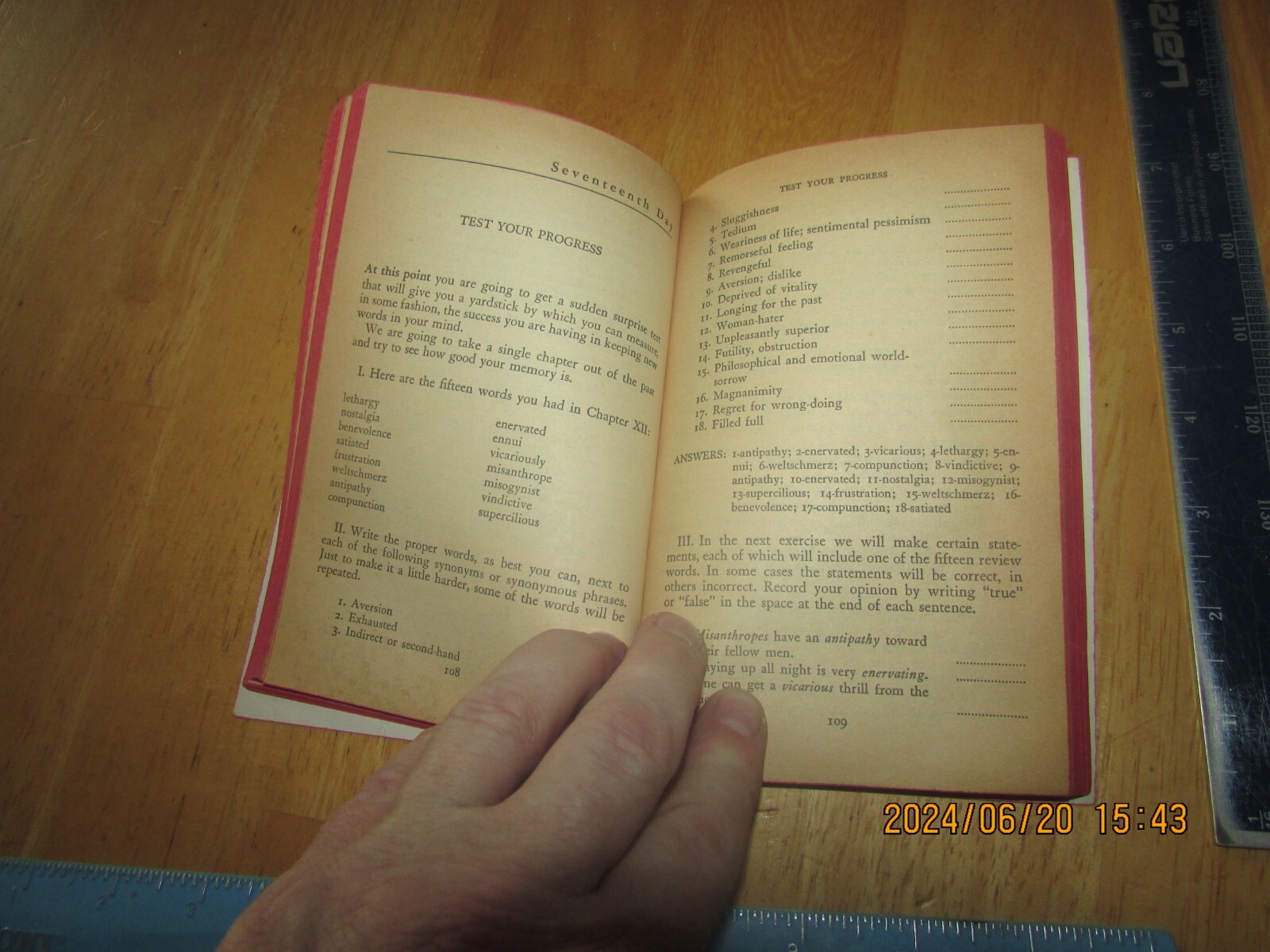 30 Days to a More Powerful Vocabulary by Wilfred Funk (1963, Paperback)