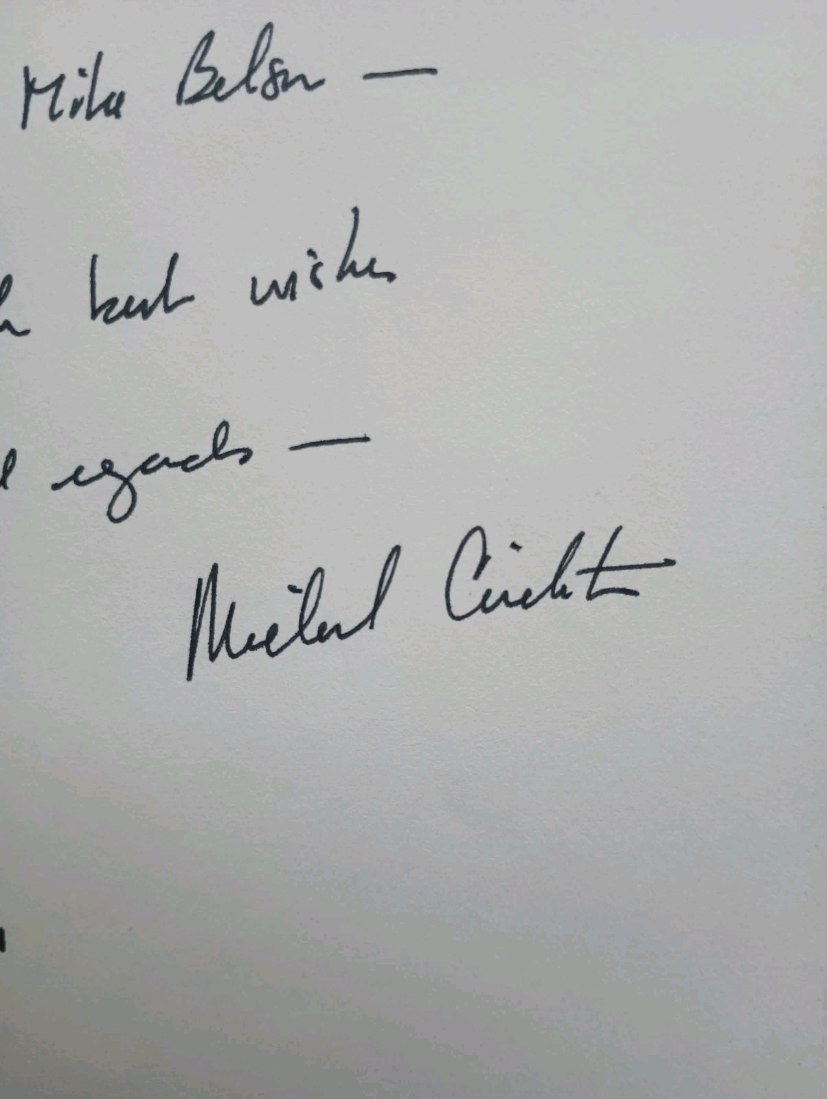 Jurassic Park (1990) SIGNED Michael Crichton 2nd Printing Before Publication HC