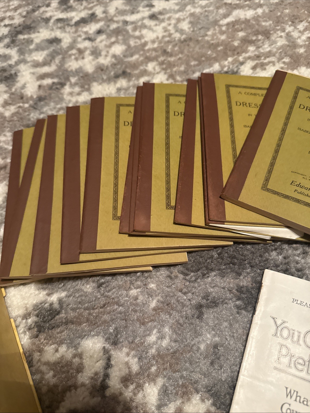 1921 – A COMPLETE COURSE IN DRESSMAKING, 12 VOLS COMPLETE SET, Isabel Conover