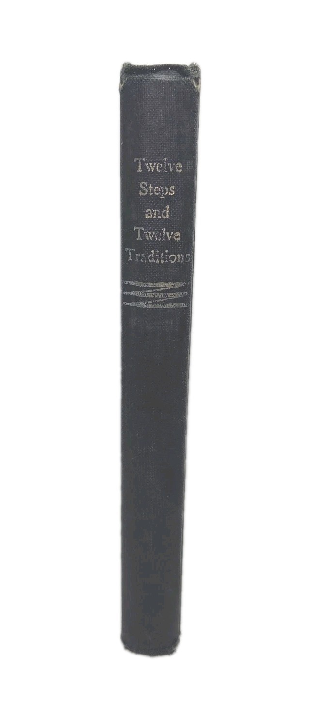 Vintage 1971 Twelve Steps and Twelve Traditions AA Hardcover 10th Printing Book.