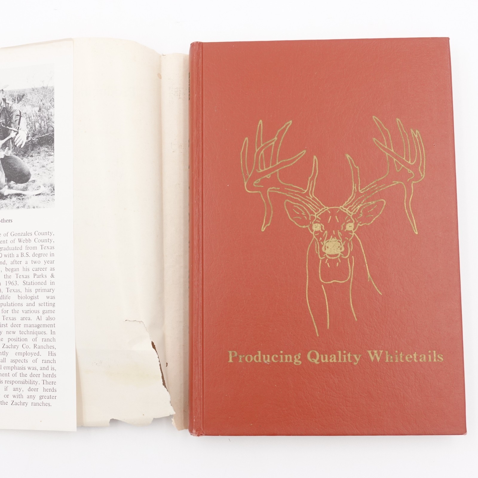 Producing Quality Whitetails Al Brothers and Murphy E Ray Jr 1975 1st Ed HB DJ