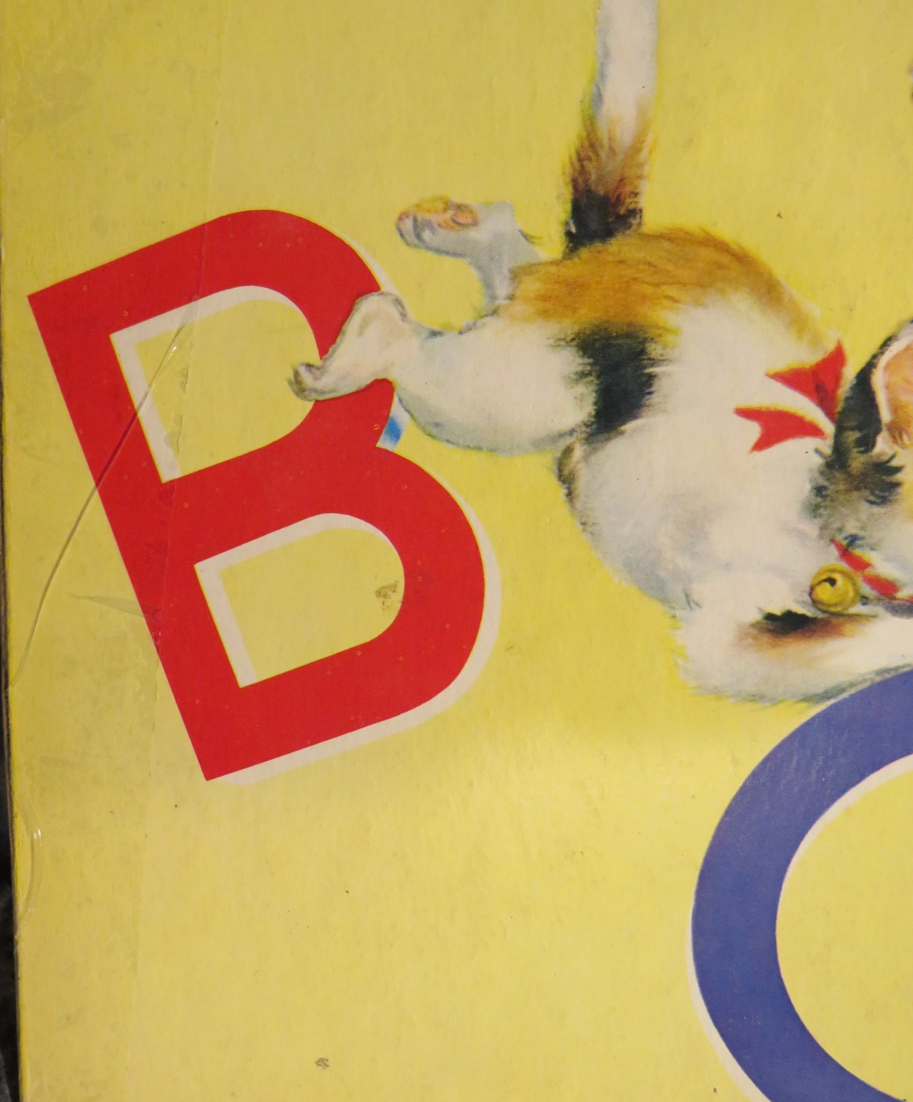 Learning ABC with Animals and Birds Vintage Children’s Board Book Doeisha Kresge